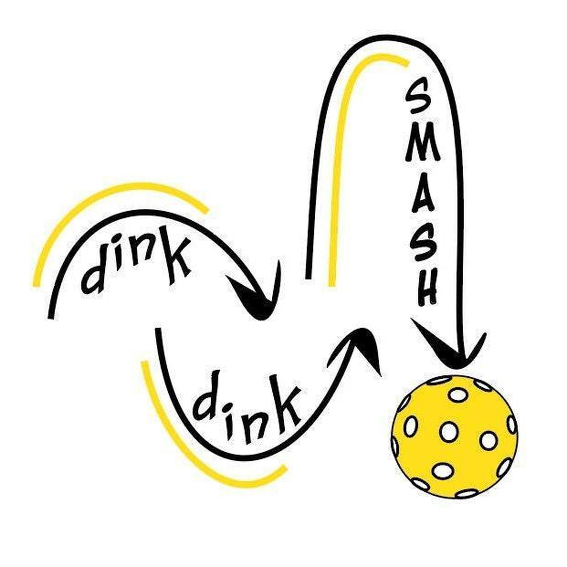 Dink Dink Smash | Clearance Men’s Sleeveless Pickleball Performance T-Shirt | 100% Polyester