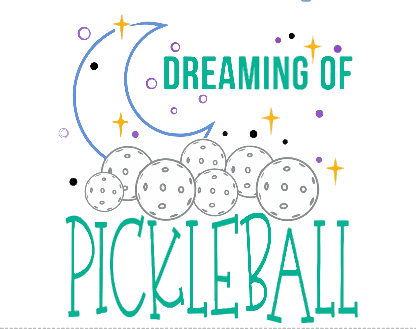 Dreaming Of Pickleball | Baby Knotted Sleeper