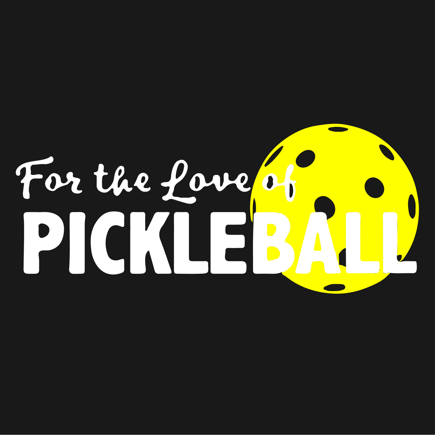 For The Love Of Pickleball | Pickleball Headband | 100% Polyester
