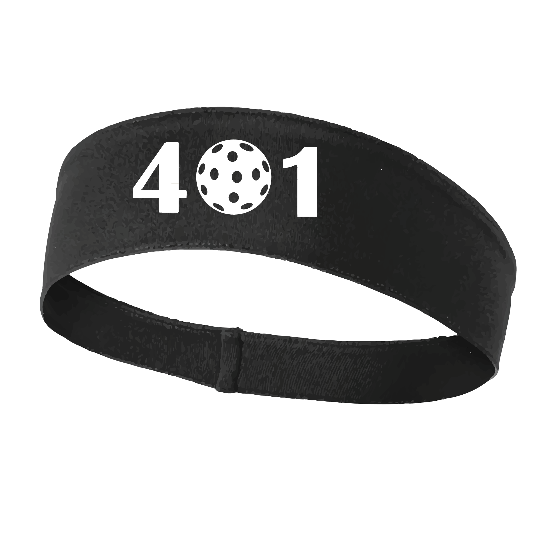 Design: 401 Rhode Island Pickleball Club  This fun, pickleball designed, moisture-wicking headband narrows in the back to fit more securely. Single-needle top-stitched edging. These headbands come in a variety of colors. Truly shows your love for the sport of pickleball!!