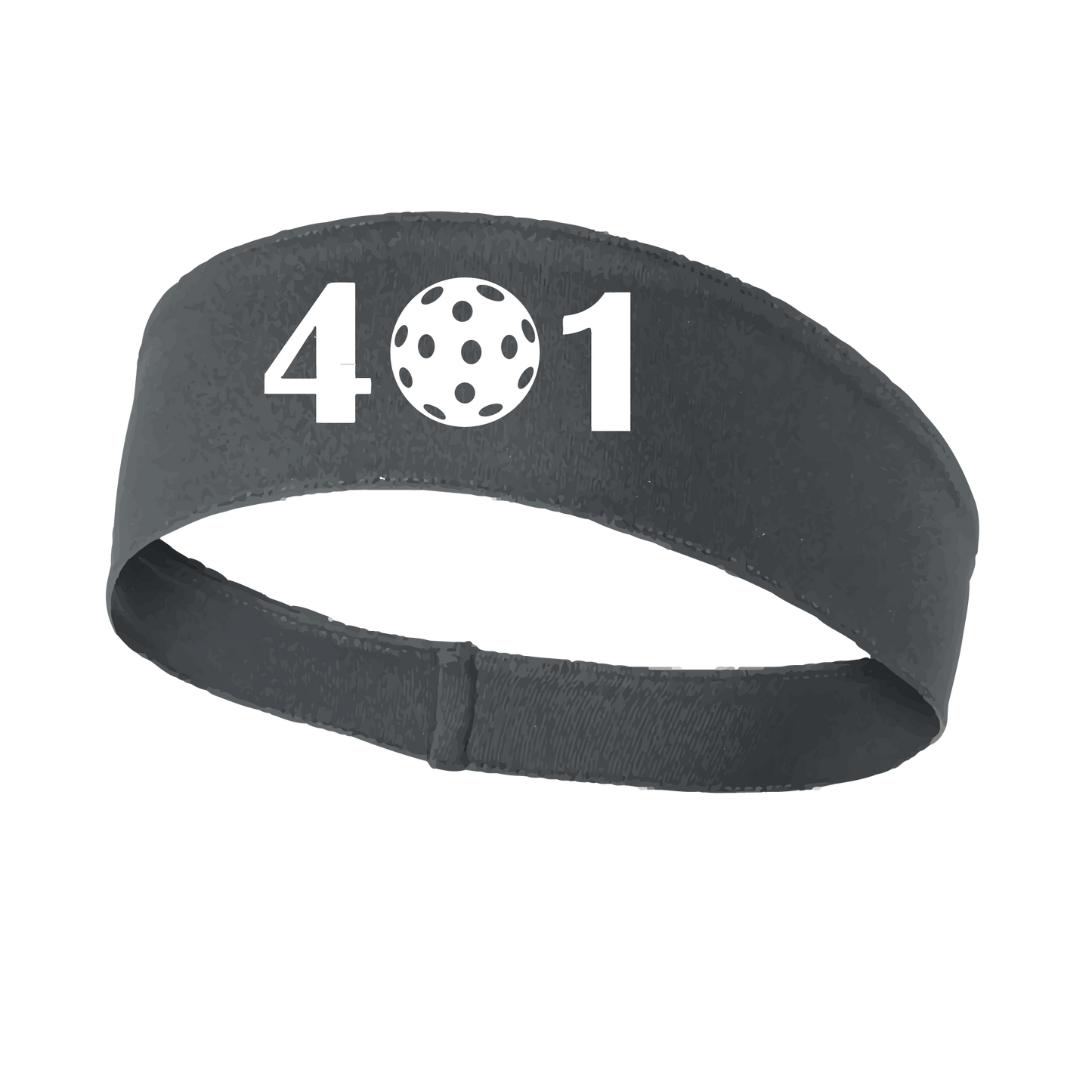 Design: 401 Rhode Island Pickleball Club  This fun, pickleball designed, moisture-wicking headband narrows in the back to fit more securely. Single-needle top-stitched edging. These headbands come in a variety of colors. Truly shows your love for the sport of pickleball!!