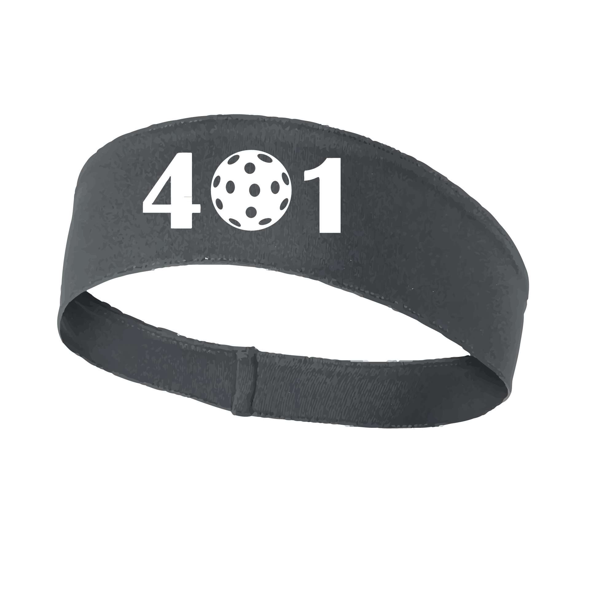 Design: 401 Rhode Island Pickleball Club  This fun, pickleball designed, moisture-wicking headband narrows in the back to fit more securely. Single-needle top-stitched edging. These headbands come in a variety of colors. Truly shows your love for the sport of pickleball!!