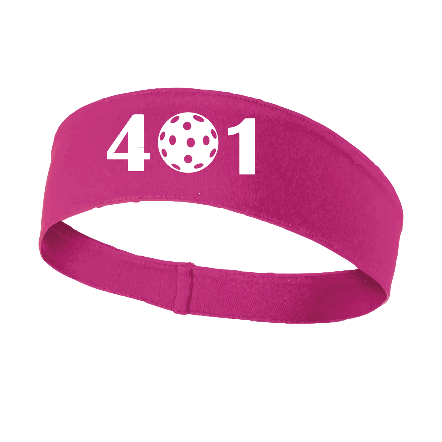 Design: 401 Rhode Island Pickleball Club  This fun, pickleball designed, moisture-wicking headband narrows in the back to fit more securely. Single-needle top-stitched edging. These headbands come in a variety of colors. Truly shows your love for the sport of pickleball!!