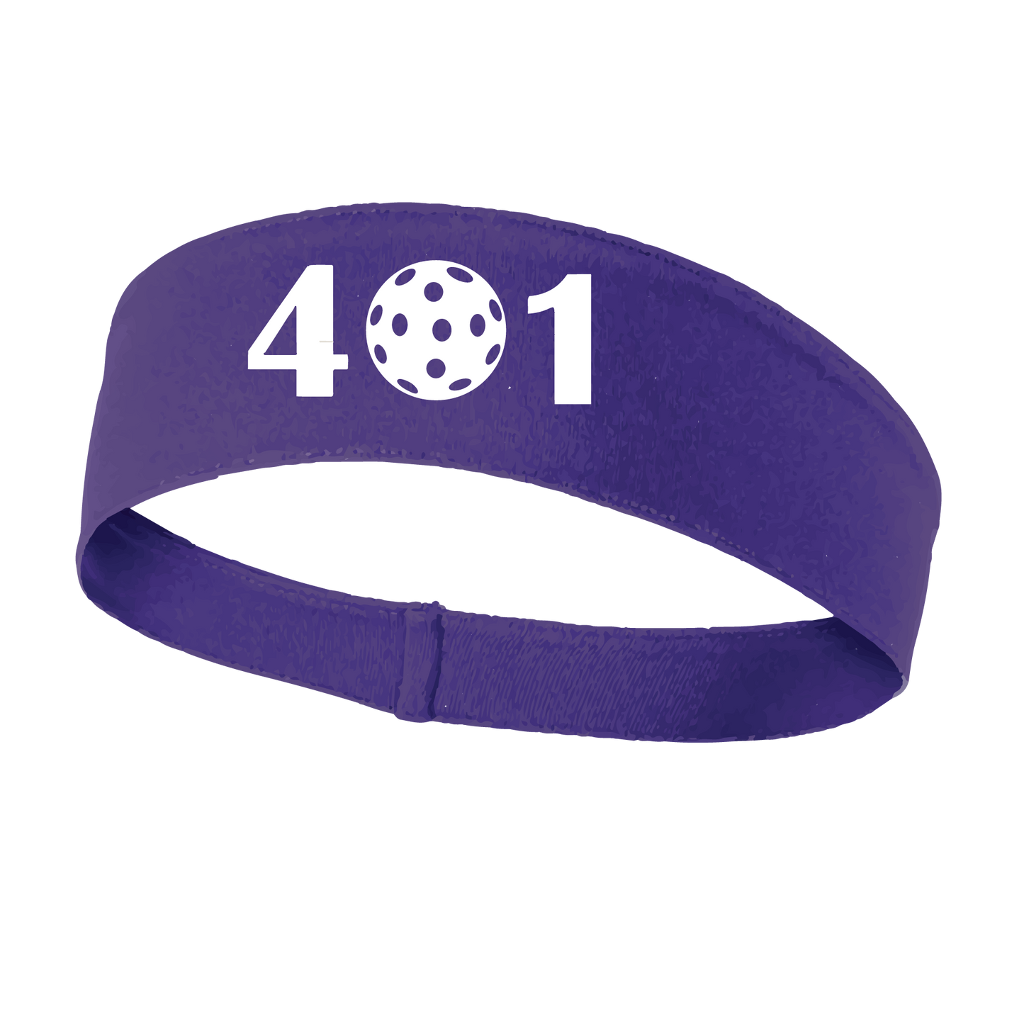 Design: 401 Rhode Island Pickleball Club  This fun, pickleball designed, moisture-wicking headband narrows in the back to fit more securely. Single-needle top-stitched edging. These headbands come in a variety of colors. Truly shows your love for the sport of pickleball!!