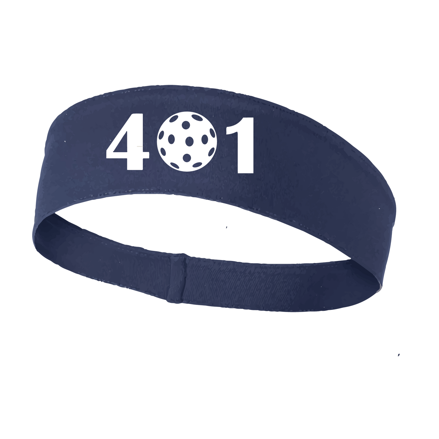 Design: 401 Rhode Island Pickleball Club  This fun, pickleball designed, moisture-wicking headband narrows in the back to fit more securely. Single-needle top-stitched edging. These headbands come in a variety of colors. Truly shows your love for the sport of pickleball!!