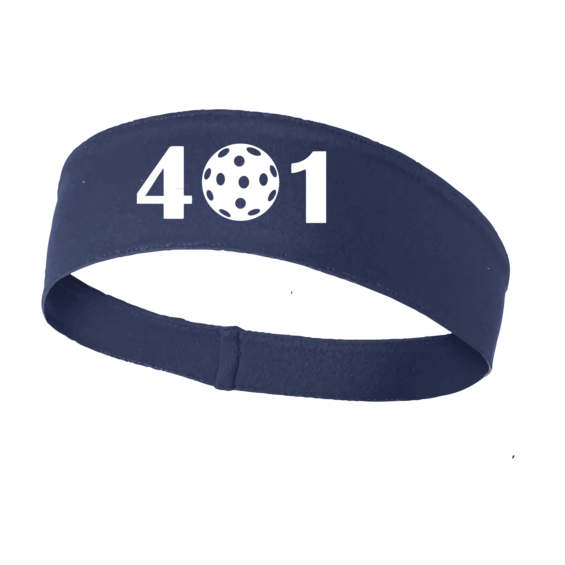 Design: 401 Rhode Island Pickleball Club  This fun, pickleball designed, moisture-wicking headband narrows in the back to fit more securely. Single-needle top-stitched edging. These headbands come in a variety of colors. Truly shows your love for the sport of pickleball!!