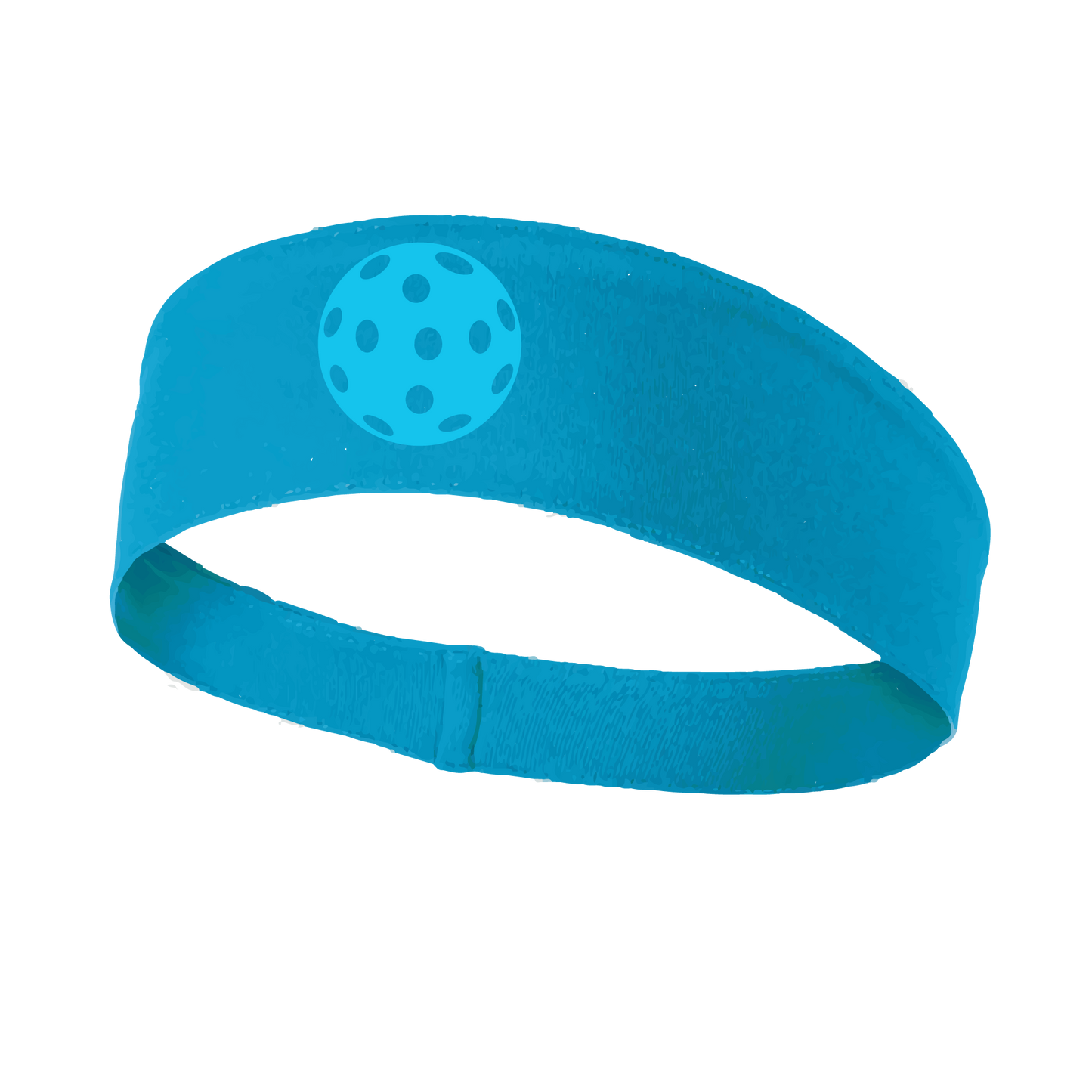 Pickleball Headband Design: Customizable Pickleball color on headband  This fun, pickleball designed, moisture-wicking headband narrows in the back to fit more securely. Single-needle top-stitched edging. These headbands come in a variety of colors. Truly shows your love for the sport of pickleball!! 