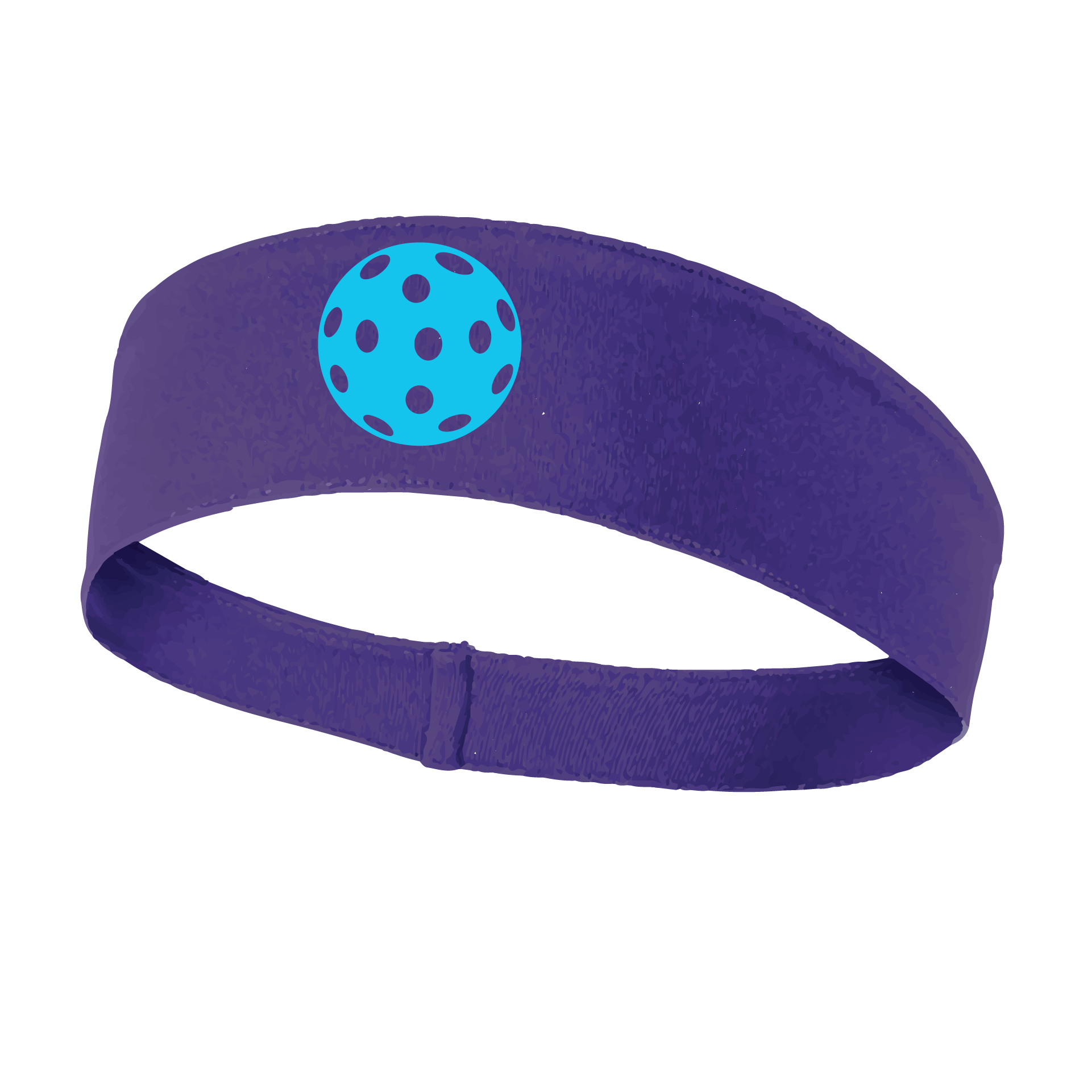 Pickleball Headband Design: Customizable Pickleball color on headband  This fun, pickleball designed, moisture-wicking headband narrows in the back to fit more securely. Single-needle top-stitched edging. These headbands come in a variety of colors. Truly shows your love for the sport of pickleball!! 