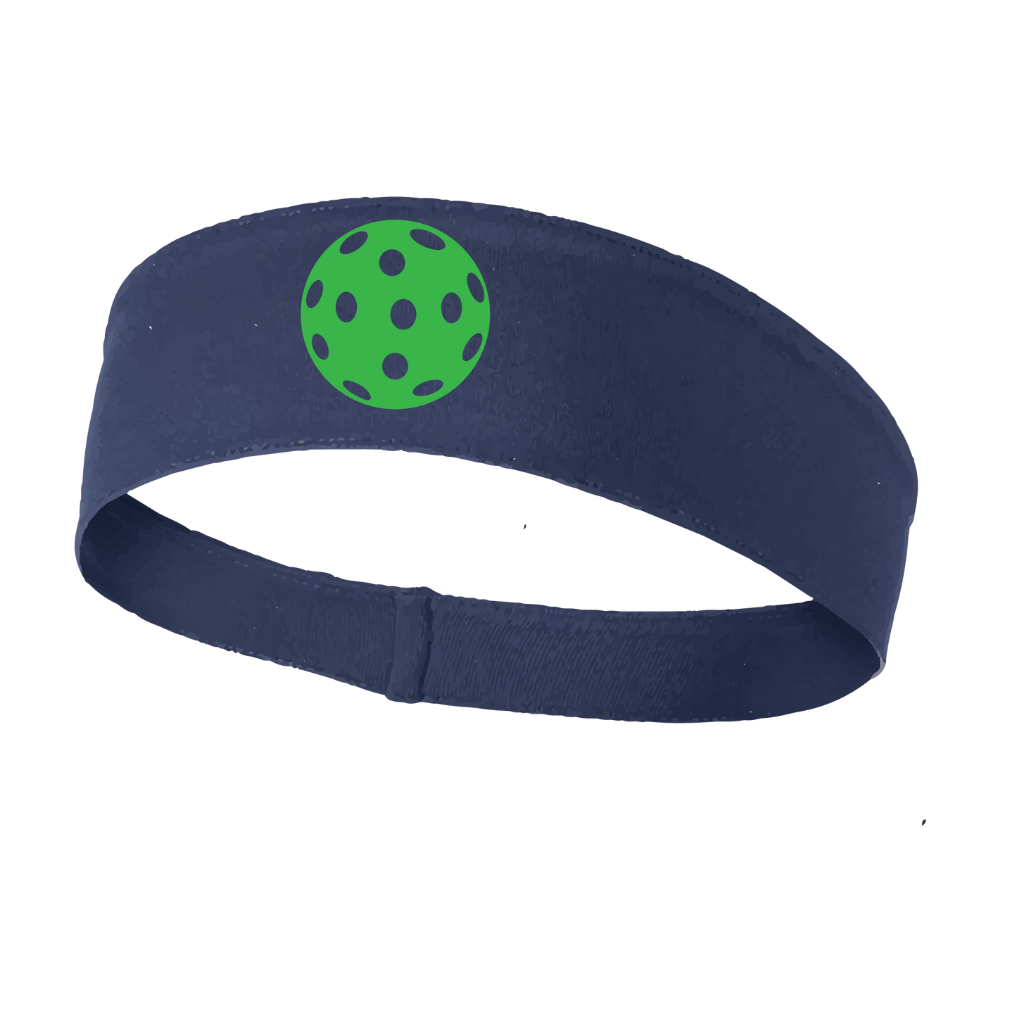 Pickleball Headband Design: Customizable Pickleball color on headband  This fun, pickleball designed, moisture-wicking headband narrows in the back to fit more securely. Single-needle top-stitched edging. These headbands come in a variety of colors. Truly shows your love for the sport of pickleball!! 