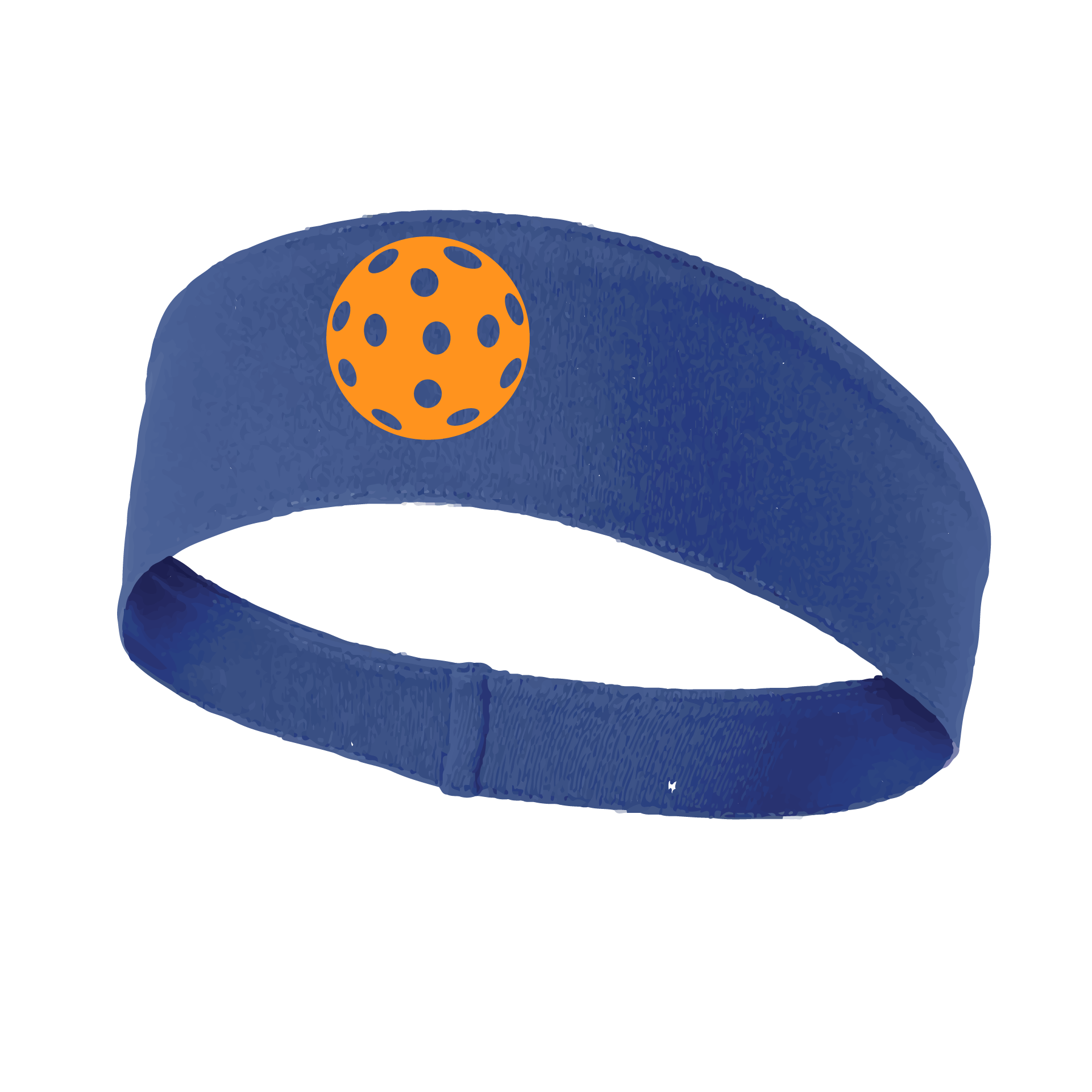 Pickleball Headband Design: Customizable Pickleball color on headband  This fun, pickleball designed, moisture-wicking headband narrows in the back to fit more securely. Single-needle top-stitched edging. These headbands come in a variety of colors. Truly shows your love for the sport of pickleball!! 