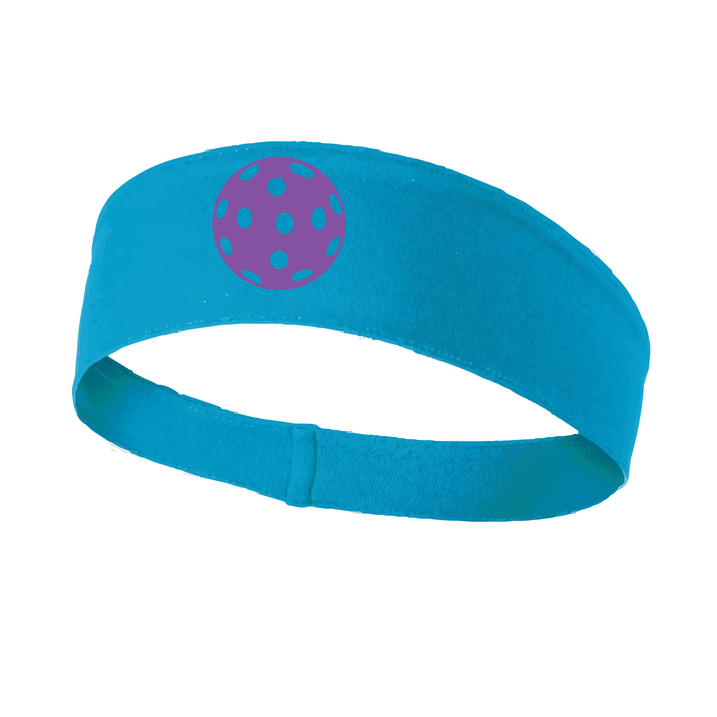 Pickleball Headband Design: Customizable Pickleball color on headband  This fun, pickleball designed, moisture-wicking headband narrows in the back to fit more securely. Single-needle top-stitched edging. These headbands come in a variety of colors. Truly shows your love for the sport of pickleball!! 