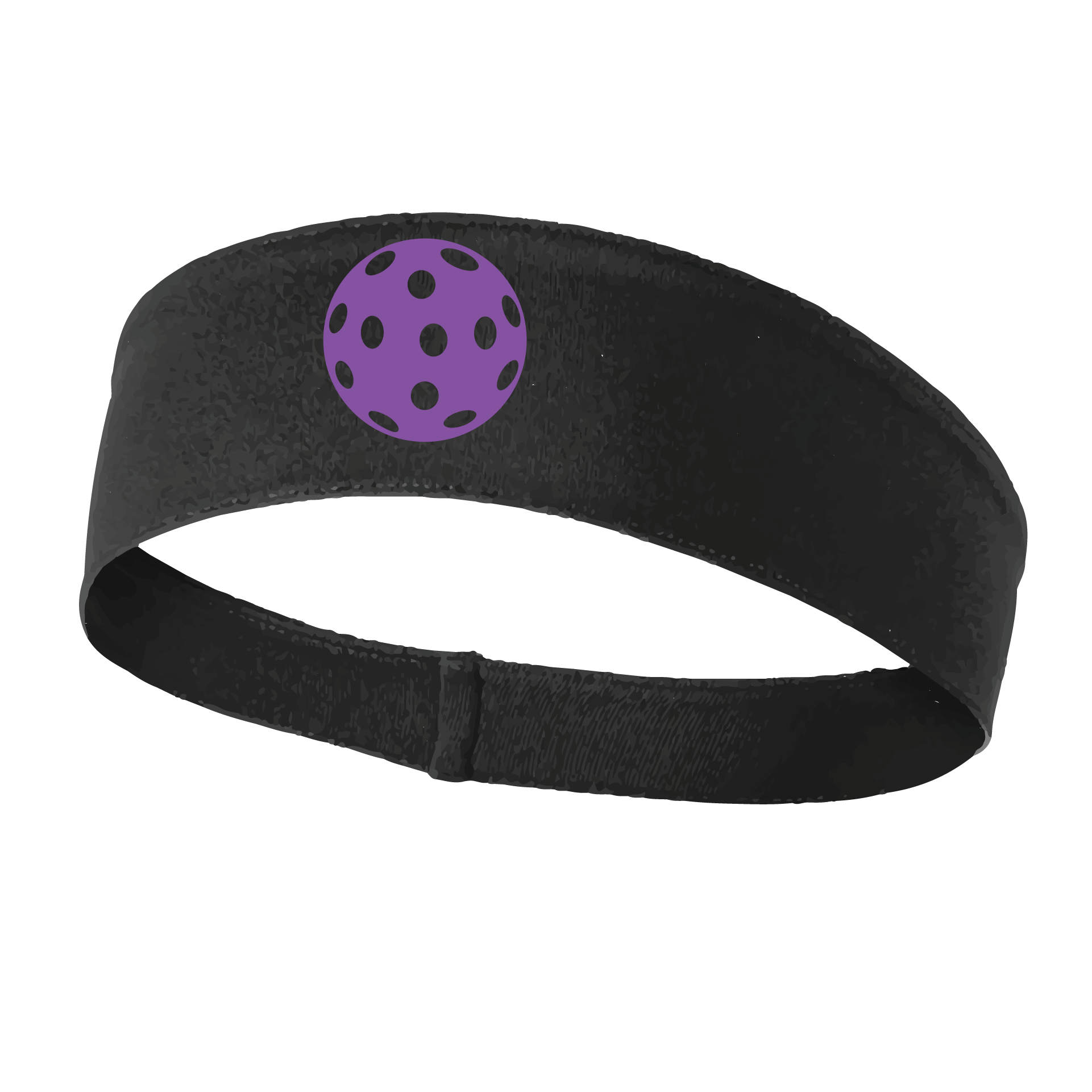 Pickleball Headband Design: Customizable Pickleball color on headband  This fun, pickleball designed, moisture-wicking headband narrows in the back to fit more securely. Single-needle top-stitched edging. These headbands come in a variety of colors. Truly shows your love for the sport of pickleball!! 