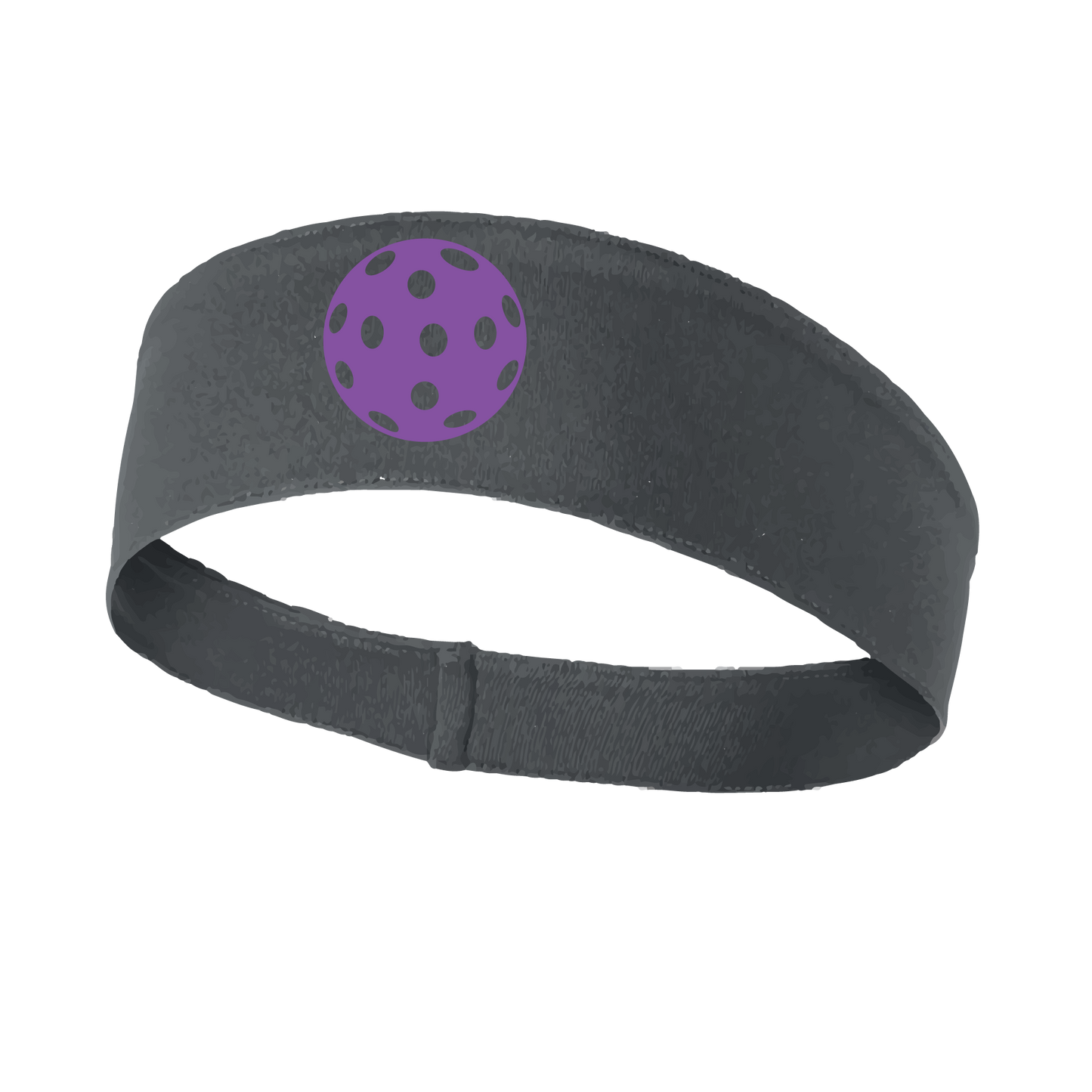 Pickleball Headband Design: Customizable Pickleball color on headband  This fun, pickleball designed, moisture-wicking headband narrows in the back to fit more securely. Single-needle top-stitched edging. These headbands come in a variety of colors. Truly shows your love for the sport of pickleball!! 