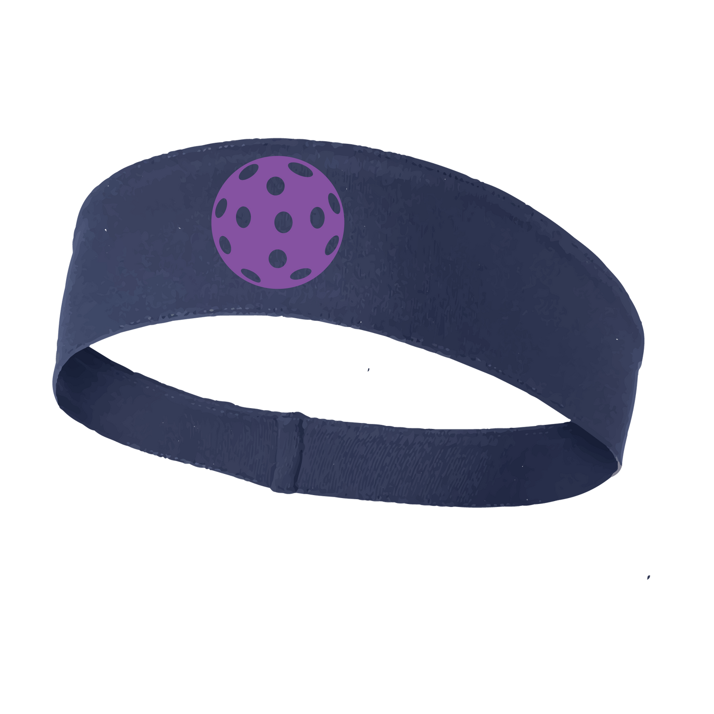 Pickleball Headband Design: Customizable Pickleball color on headband  This fun, pickleball designed, moisture-wicking headband narrows in the back to fit more securely. Single-needle top-stitched edging. These headbands come in a variety of colors. Truly shows your love for the sport of pickleball!! 