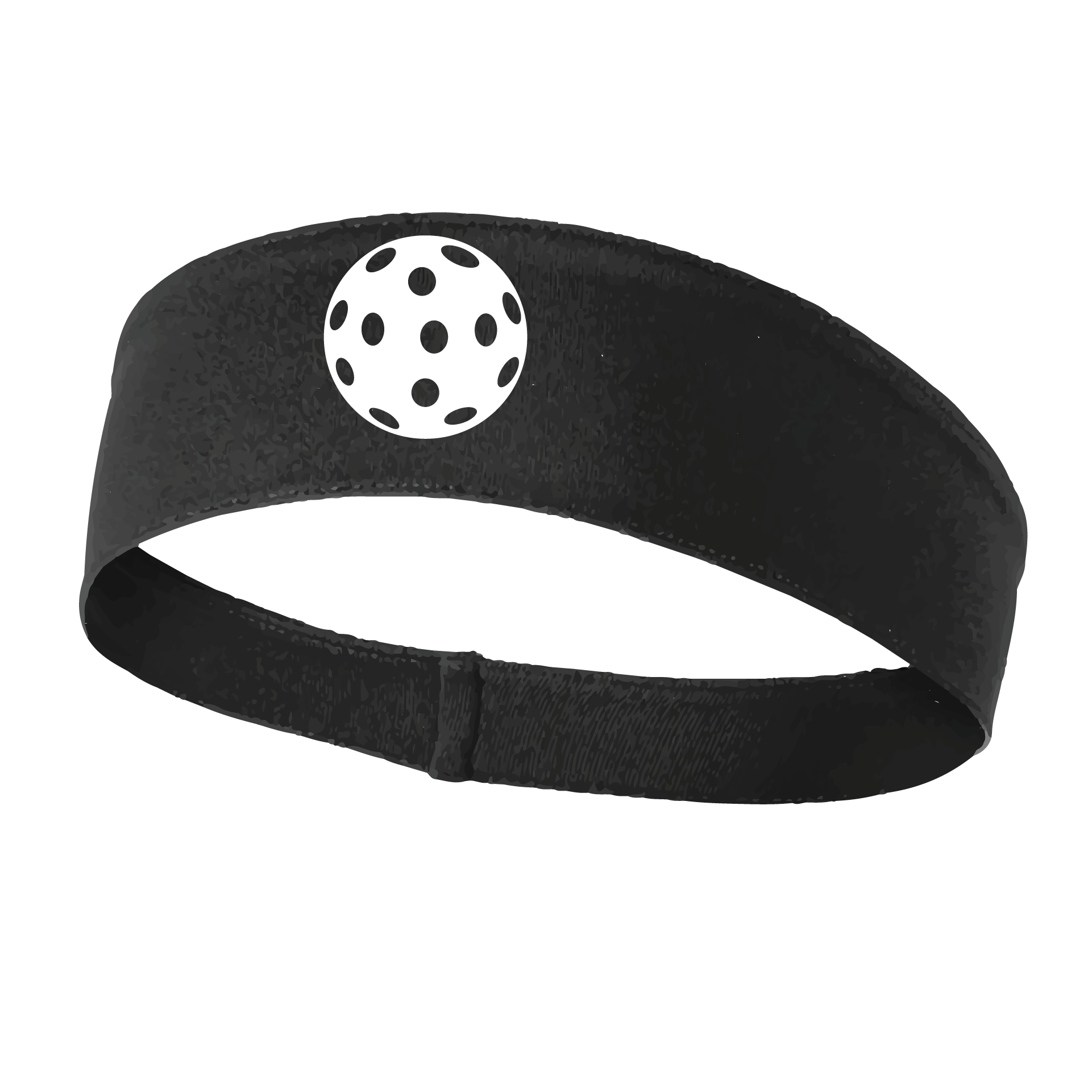 Pickleball Headband Design: Customizable Pickleball color on headband  This fun, pickleball designed, moisture-wicking headband narrows in the back to fit more securely. Single-needle top-stitched edging. These headbands come in a variety of colors. Truly shows your love for the sport of pickleball!! 