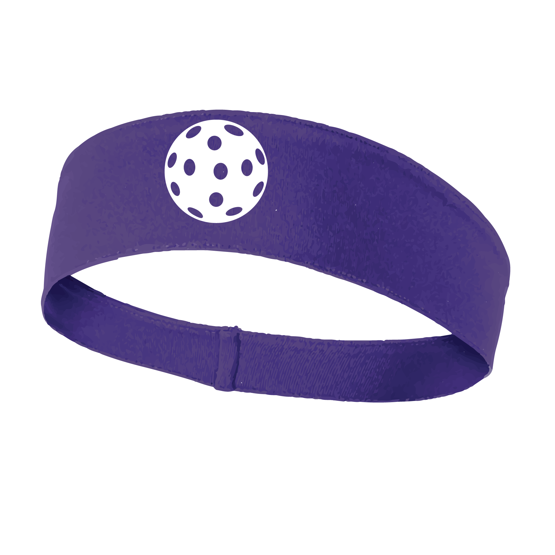 Pickleball Headband Design: Customizable Pickleball color on headband  This fun, pickleball designed, moisture-wicking headband narrows in the back to fit more securely. Single-needle top-stitched edging. These headbands come in a variety of colors. Truly shows your love for the sport of pickleball!! 