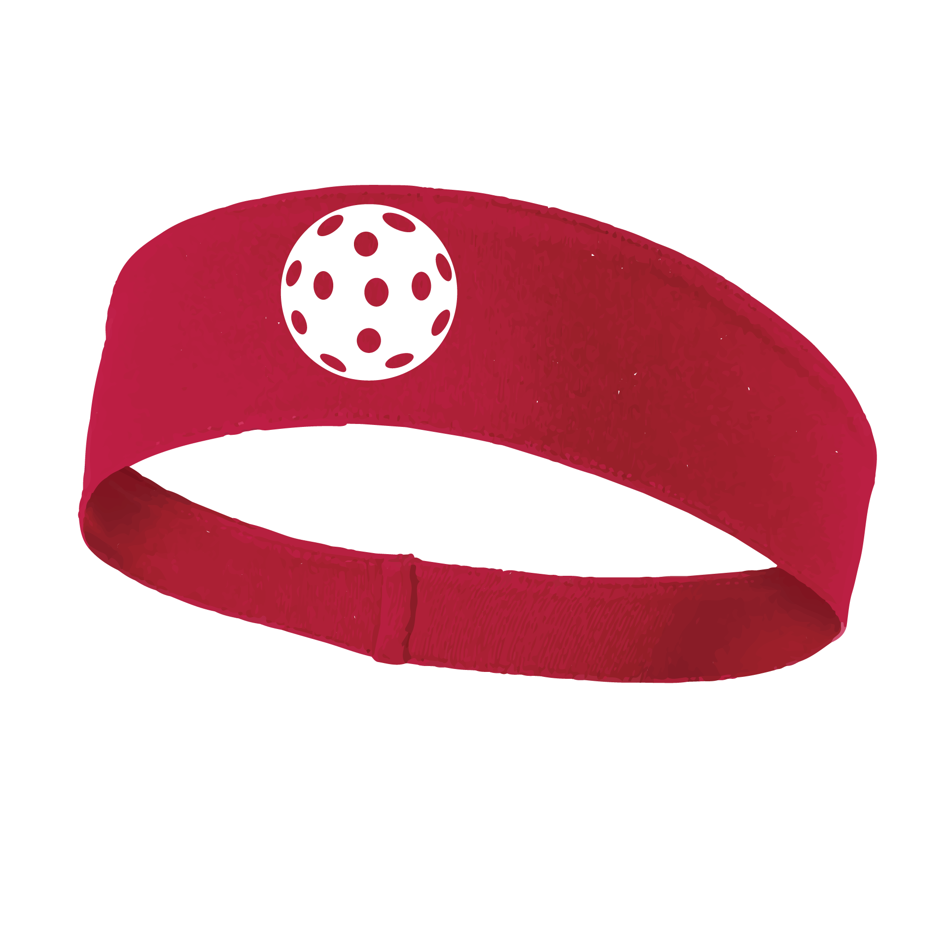 Pickleball Headband Design: Customizable Pickleball color on headband  This fun, pickleball designed, moisture-wicking headband narrows in the back to fit more securely. Single-needle top-stitched edging. These headbands come in a variety of colors. Truly shows your love for the sport of pickleball!! 