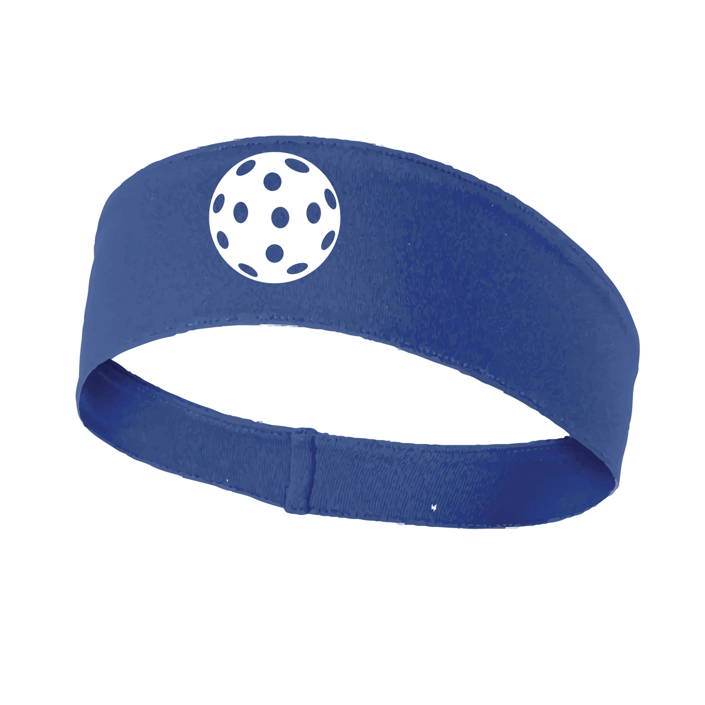 Pickleball Headband Design: Customizable Pickleball color on headband  This fun, pickleball designed, moisture-wicking headband narrows in the back to fit more securely. Single-needle top-stitched edging. These headbands come in a variety of colors. Truly shows your love for the sport of pickleball!! 