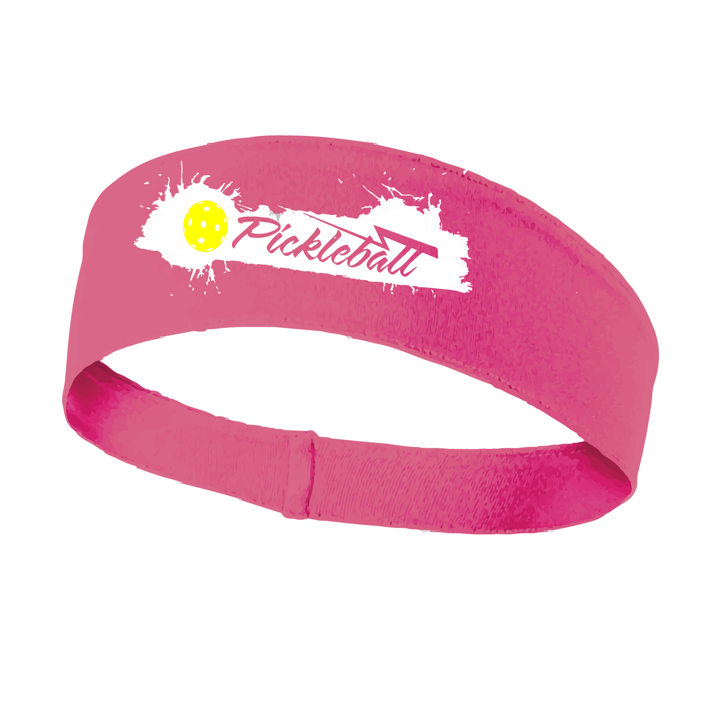 Pickleball Design: Extreme Pickleball  This fun, pickleball designed, moisture-wicking headband narrows in the back to fit more securely. Single-needle top-stitched edging. These headbands come in a variety of colors. Truly shows your love for the sport of pickleball!!