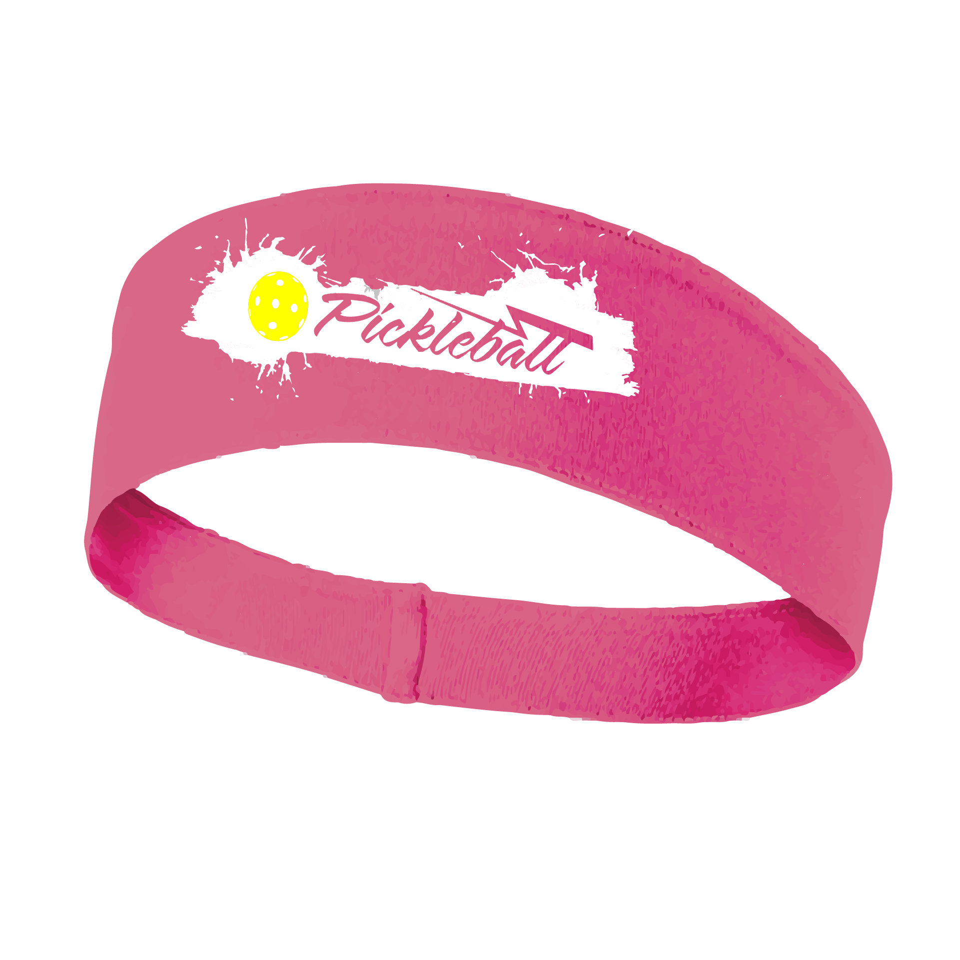 Pickleball Design: Extreme Pickleball  This fun, pickleball designed, moisture-wicking headband narrows in the back to fit more securely. Single-needle top-stitched edging. These headbands come in a variety of colors. Truly shows your love for the sport of pickleball!!