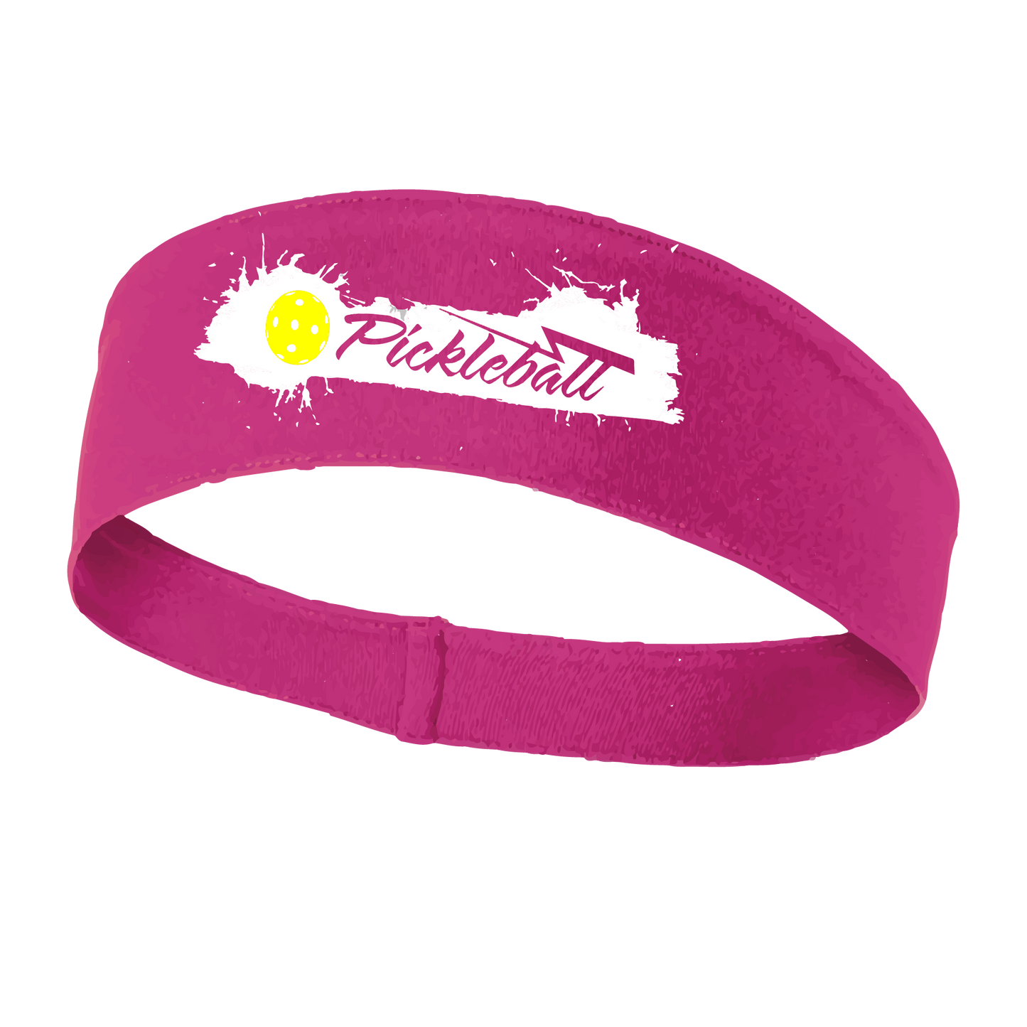 Pickleball Design: Extreme Pickleball  This fun, pickleball designed, moisture-wicking headband narrows in the back to fit more securely. Single-needle top-stitched edging. These headbands come in a variety of colors. Truly shows your love for the sport of pickleball!!