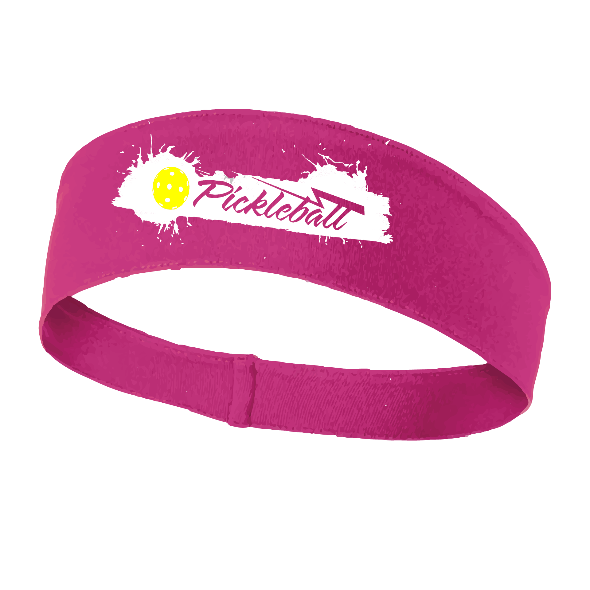 Pickleball Design: Extreme Pickleball  This fun, pickleball designed, moisture-wicking headband narrows in the back to fit more securely. Single-needle top-stitched edging. These headbands come in a variety of colors. Truly shows your love for the sport of pickleball!!