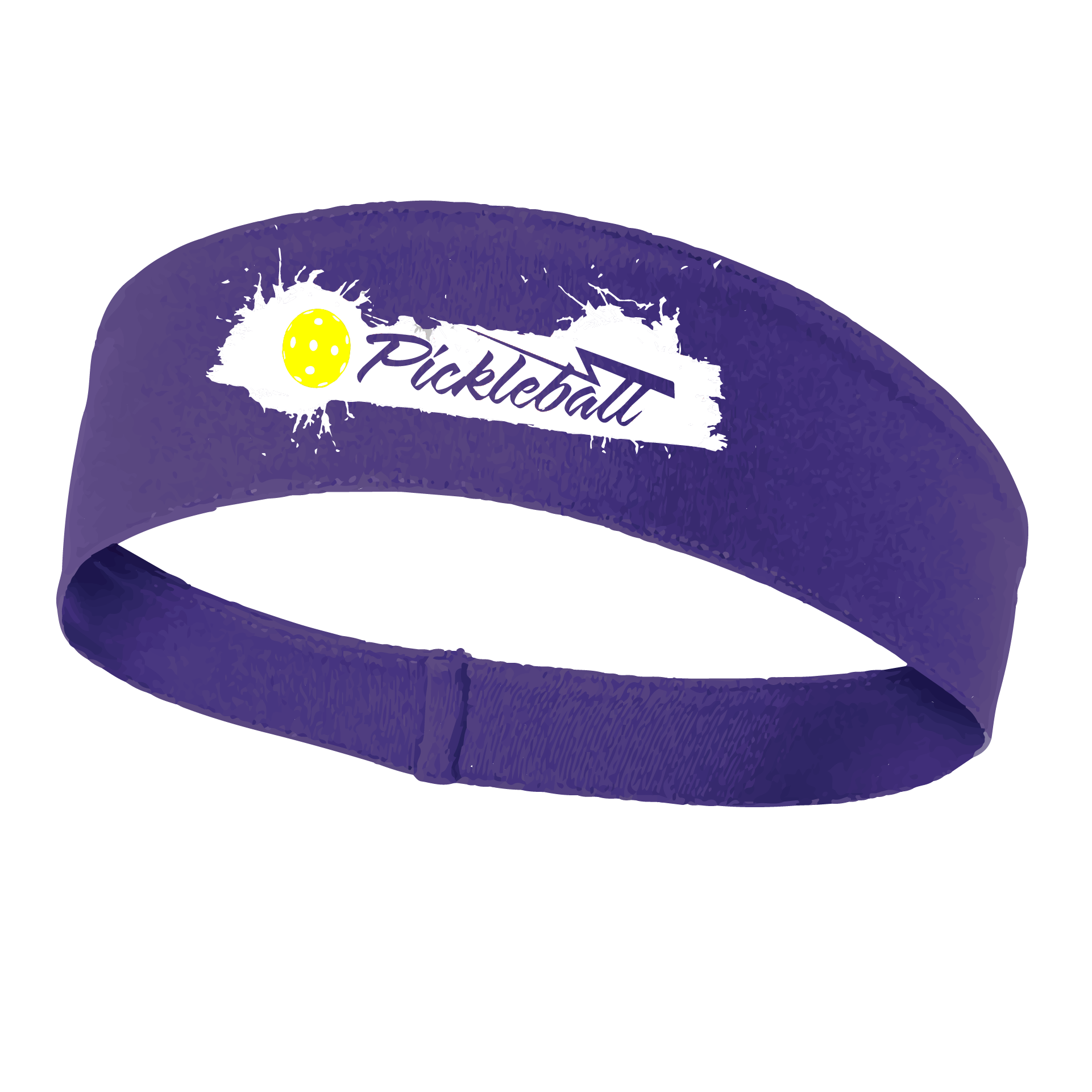 Pickleball Design: Extreme Pickleball  This fun, pickleball designed, moisture-wicking headband narrows in the back to fit more securely. Single-needle top-stitched edging. These headbands come in a variety of colors. Truly shows your love for the sport of pickleball!!