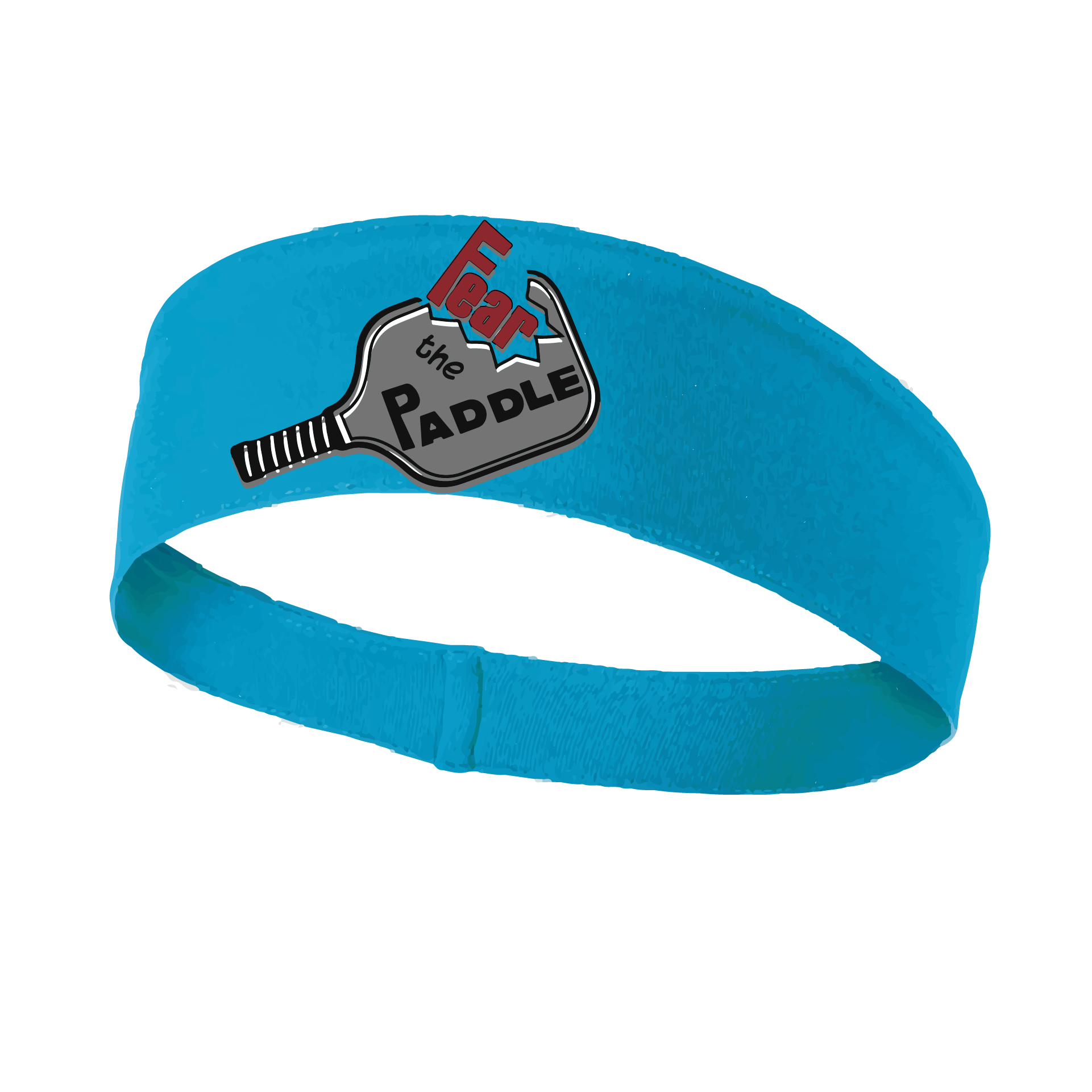 Pickleball Design: Fear the Paddle  This fun, pickleball designed, moisture-wicking headband narrows in the back to fit more securely. Single-needle top-stitched edging. These headbands come in a variety of colors. Truly shows your love for the sport of pickleball!!