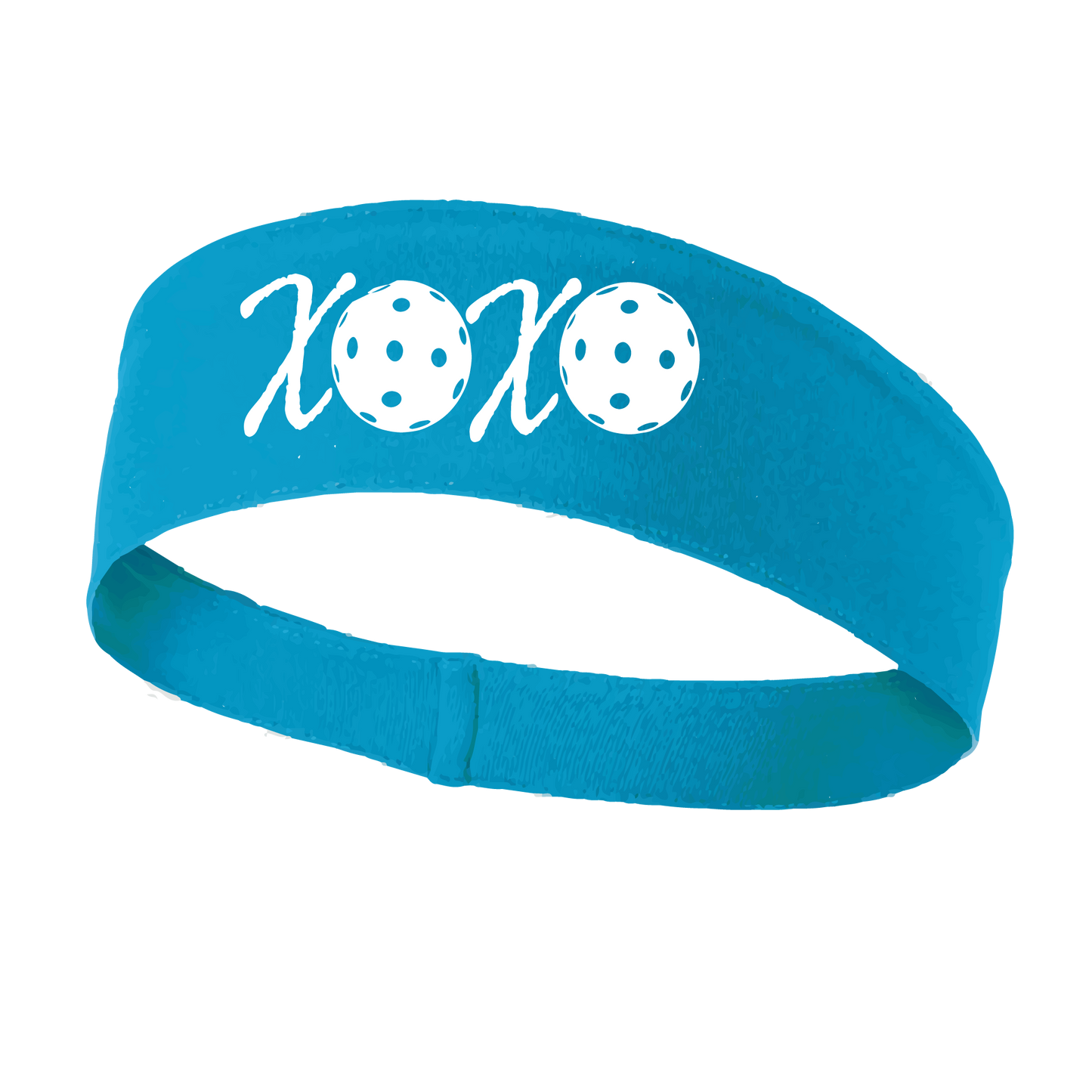 XOXO With Pickleballs | Pickleball Headband | 100% Polyester