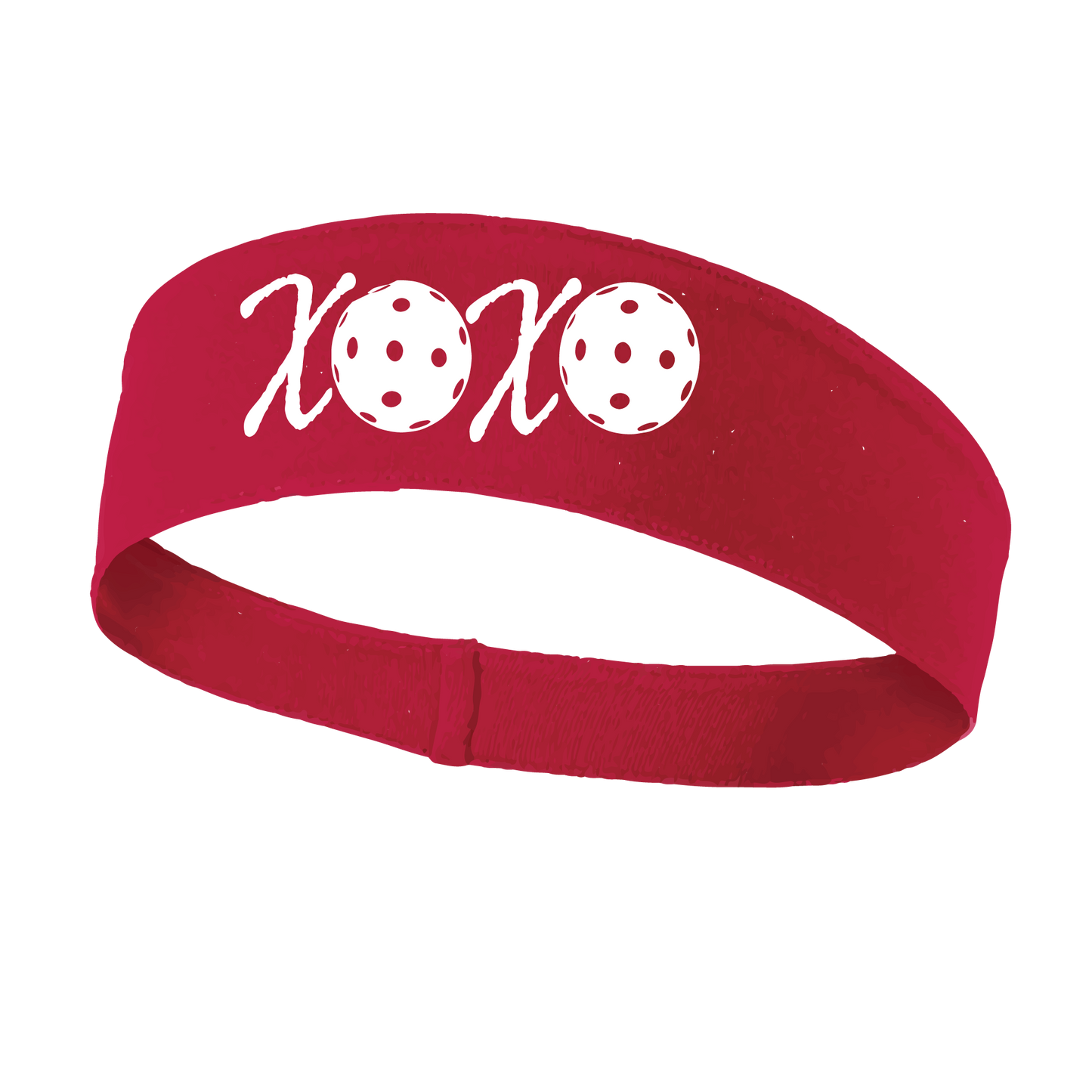 XOXO With Pickleballs | Pickleball Headband | 100% Polyester