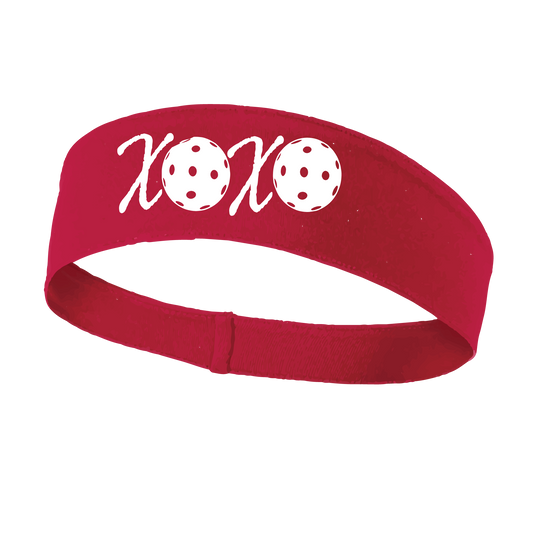 XOXO With Pickleballs | Clearance Pickleball Headband | 100% Polyester