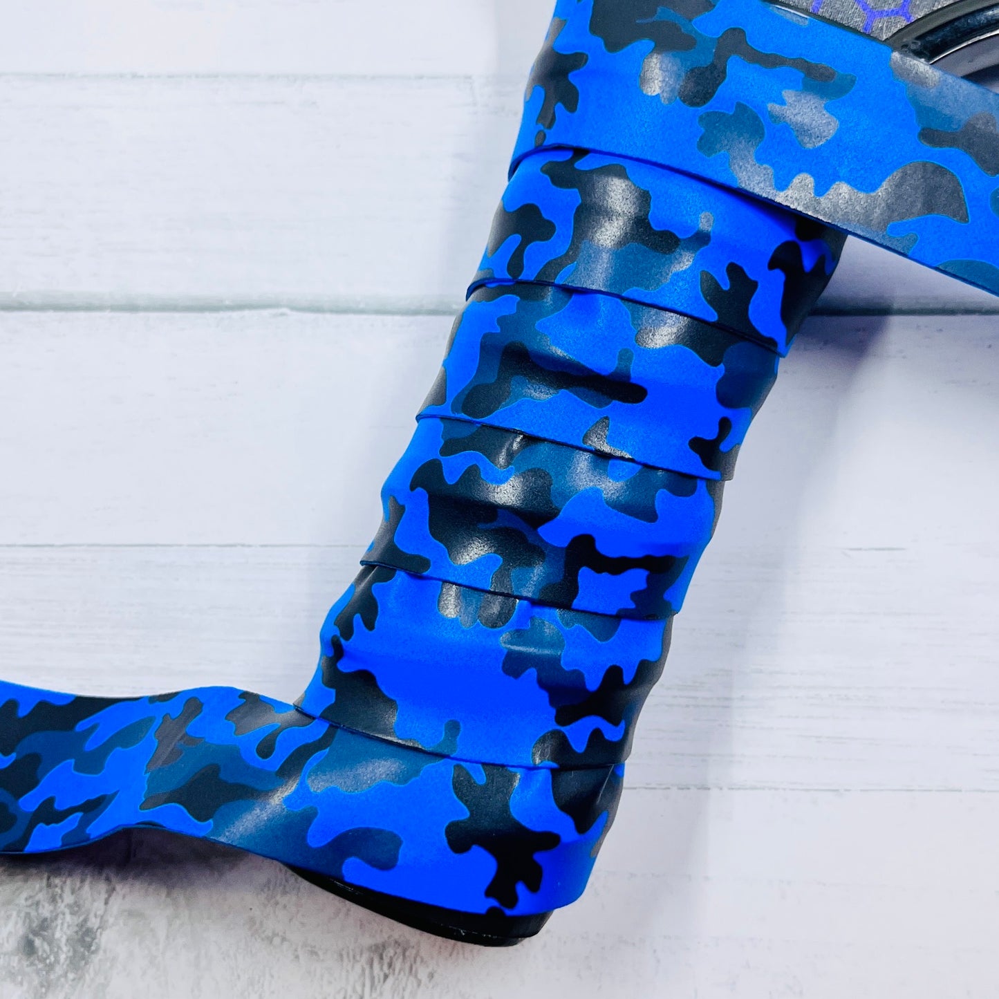 As all Pickleball players know, your grip will wear out long before your paddle does. Get some of these new colors and make sure you get the most from your paddle.  The new modern camo pattern is printed onto these grips. They will add a fun dimension to your paddle. It will also make it much easier to find your paddle in a stack of paddles, as almost no one will have this same pattern! 