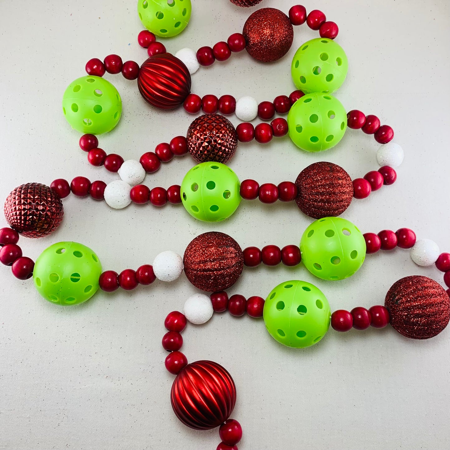 Design Your Own Pickleball Holiday Garland | Pickleball Christmas Gifts And Decor
