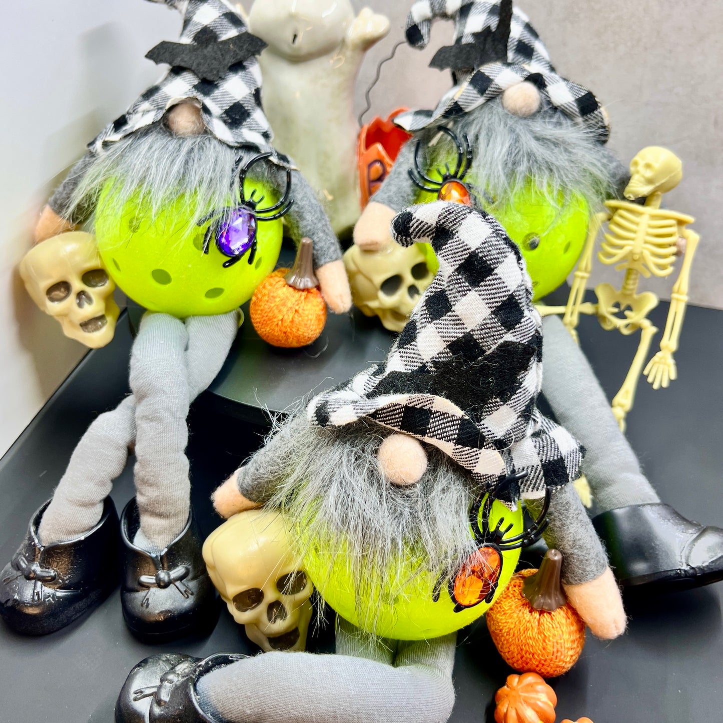 Halloween Pickleball Gnomes | Pickleball Halloween Gifts And Decor