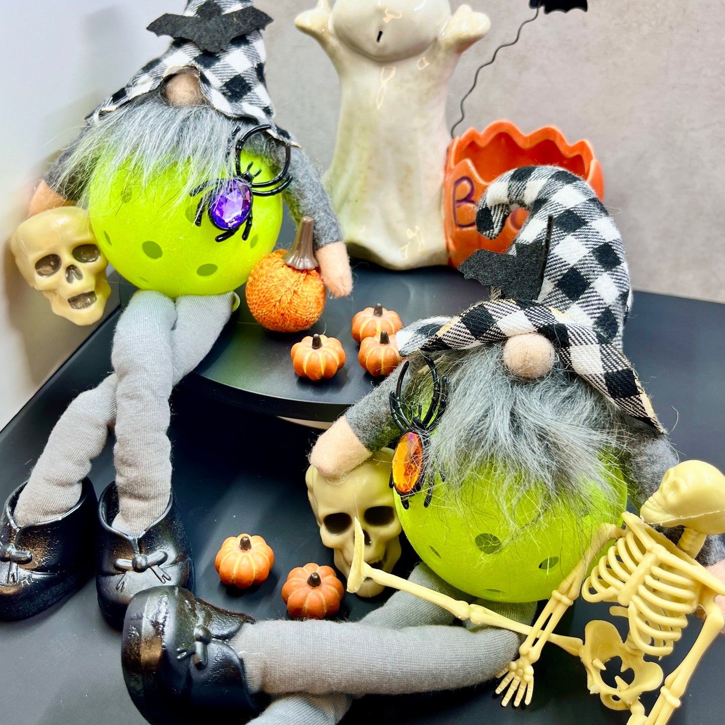 Halloween Pickleball Gnomes | Pickleball Halloween Gifts And Decor