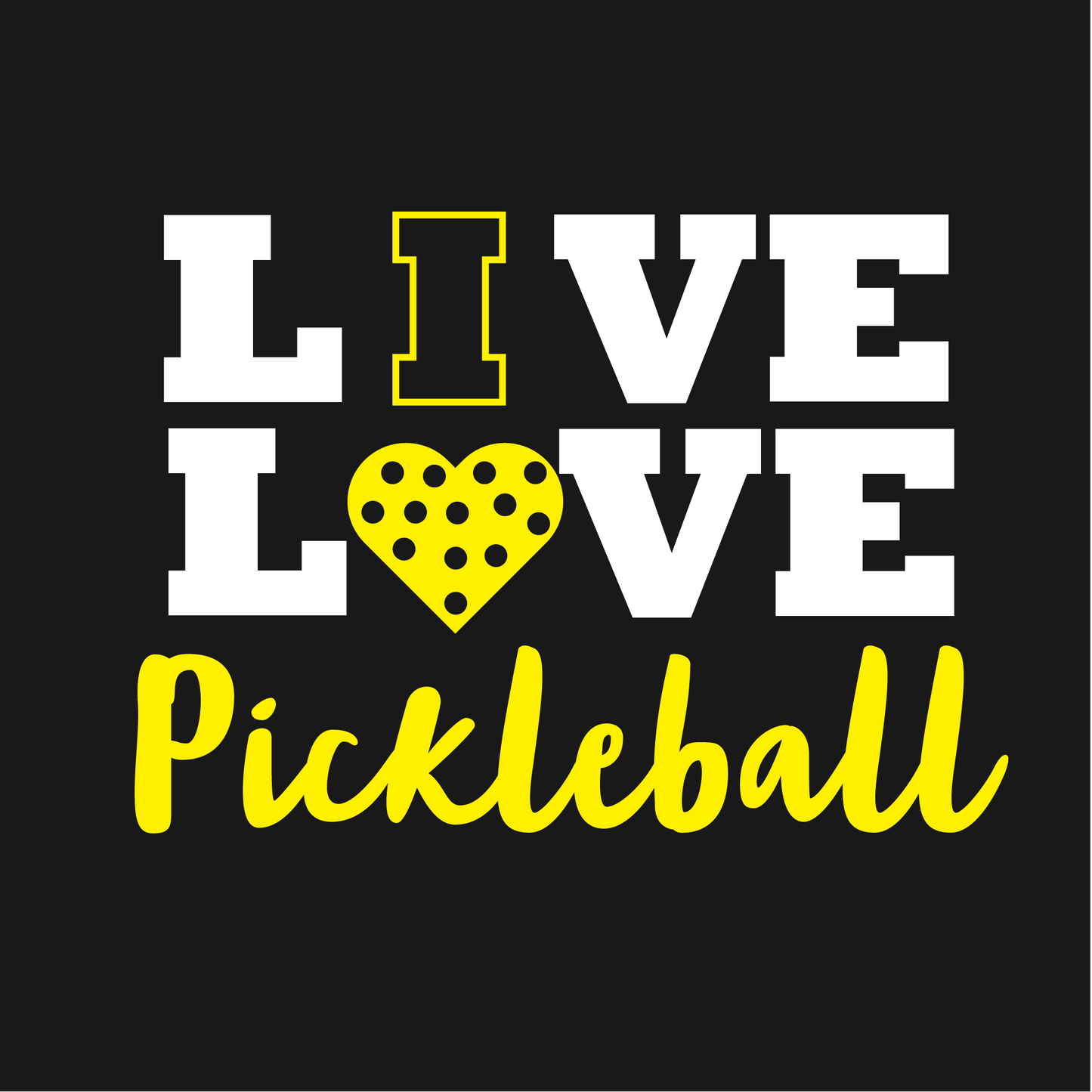 Live Love Pickleball | Women's Short Sleeve V-Neck Pickleball Shirts | 100% Polyester