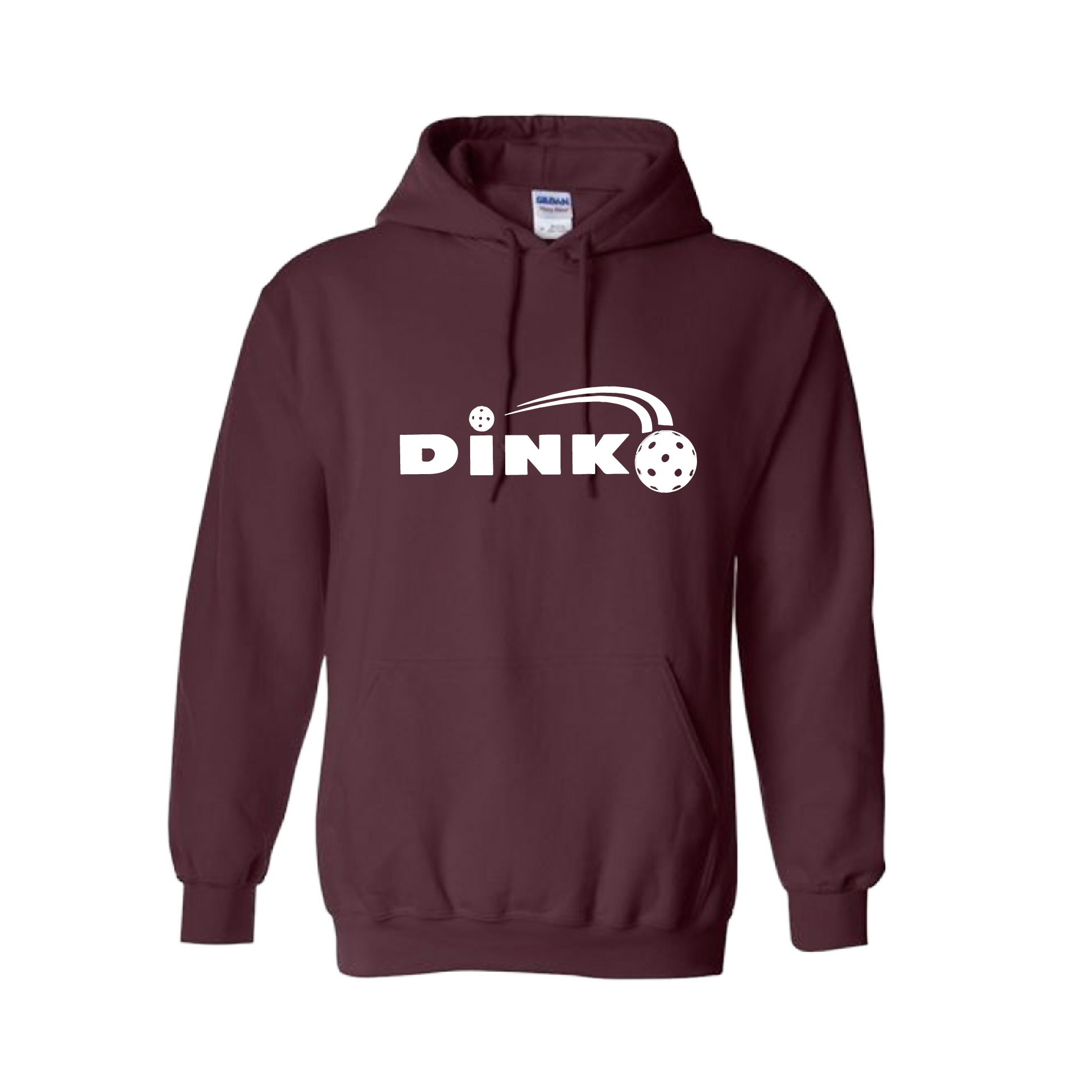 Pickeball Design: Dink  Unisex Hooded Sweatshirt: Moisture-wicking, double-lined hood, front pouch pocket.  This unisex hooded sweatshirt is ultra comfortable and soft. Stay warm on the Pickleball courts while being that hit with this one of kind design.