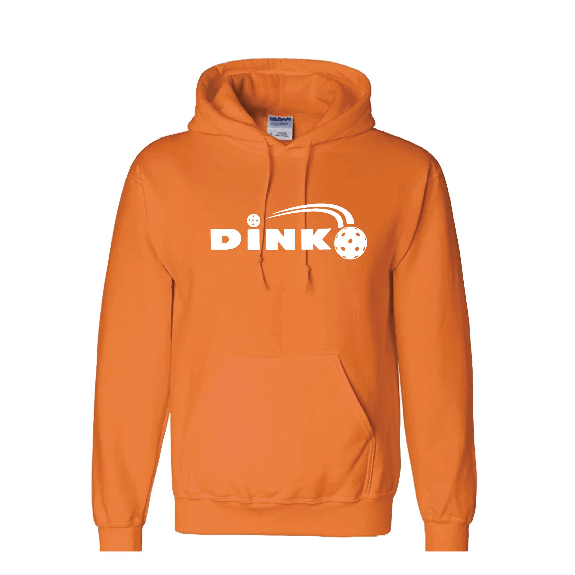 Pickeball Design: Dink  Unisex Hooded Sweatshirt: Moisture-wicking, double-lined hood, front pouch pocket.  This unisex hooded sweatshirt is ultra comfortable and soft. Stay warm on the Pickleball courts while being that hit with this one of kind design.