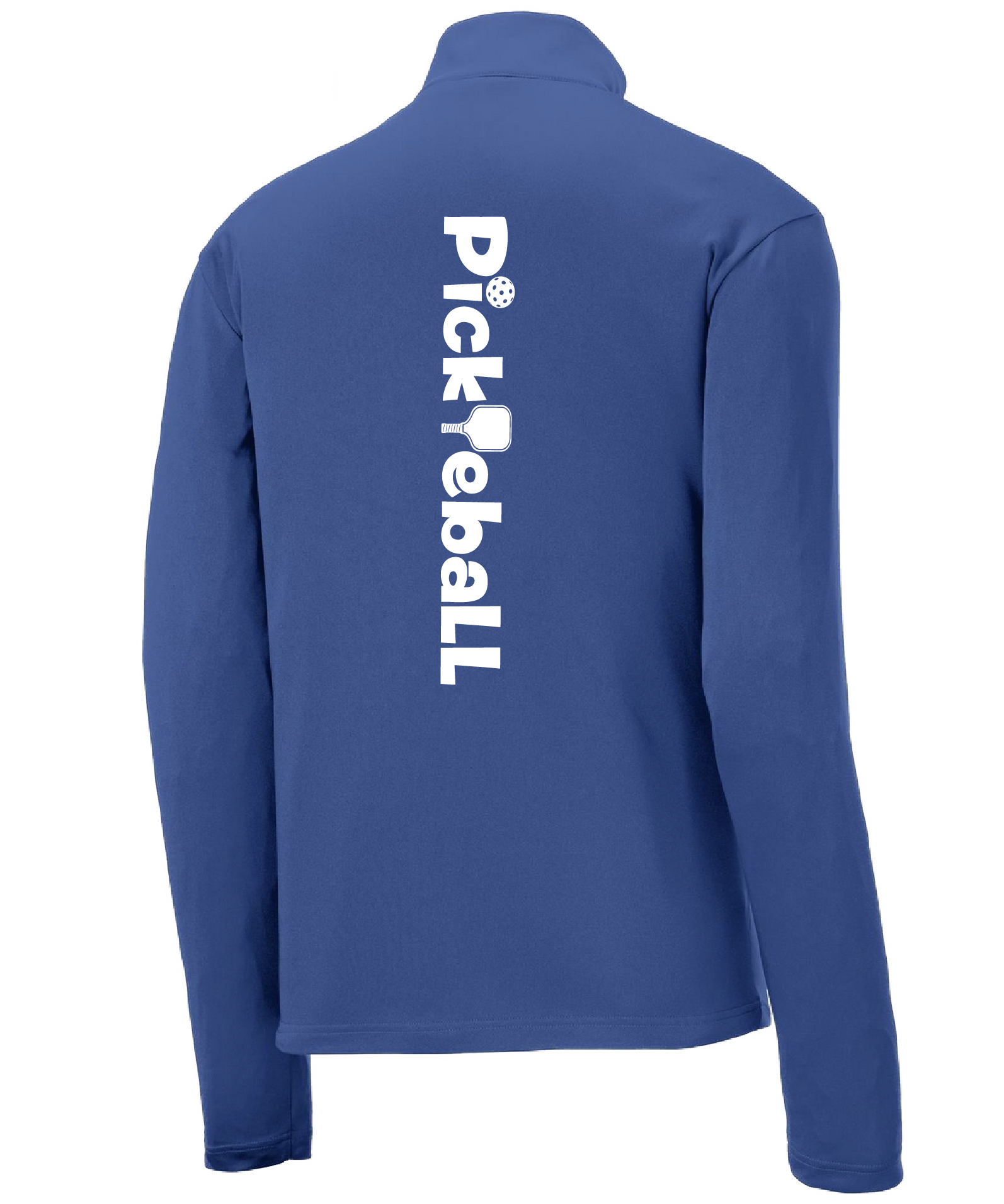 Pickleball Design: Pickleball Horizontal Customizable Location  Men's 1/4-Zip Pullover  Turn up the volume in this Men's shirt with its perfect mix of softness and attitude. Material is ultra-comfortable with moisture wicking properties and tri-blend softness. PosiCharge technology locks in color. Highly breathable and lightweight. Versatile enough for wearing year-round.