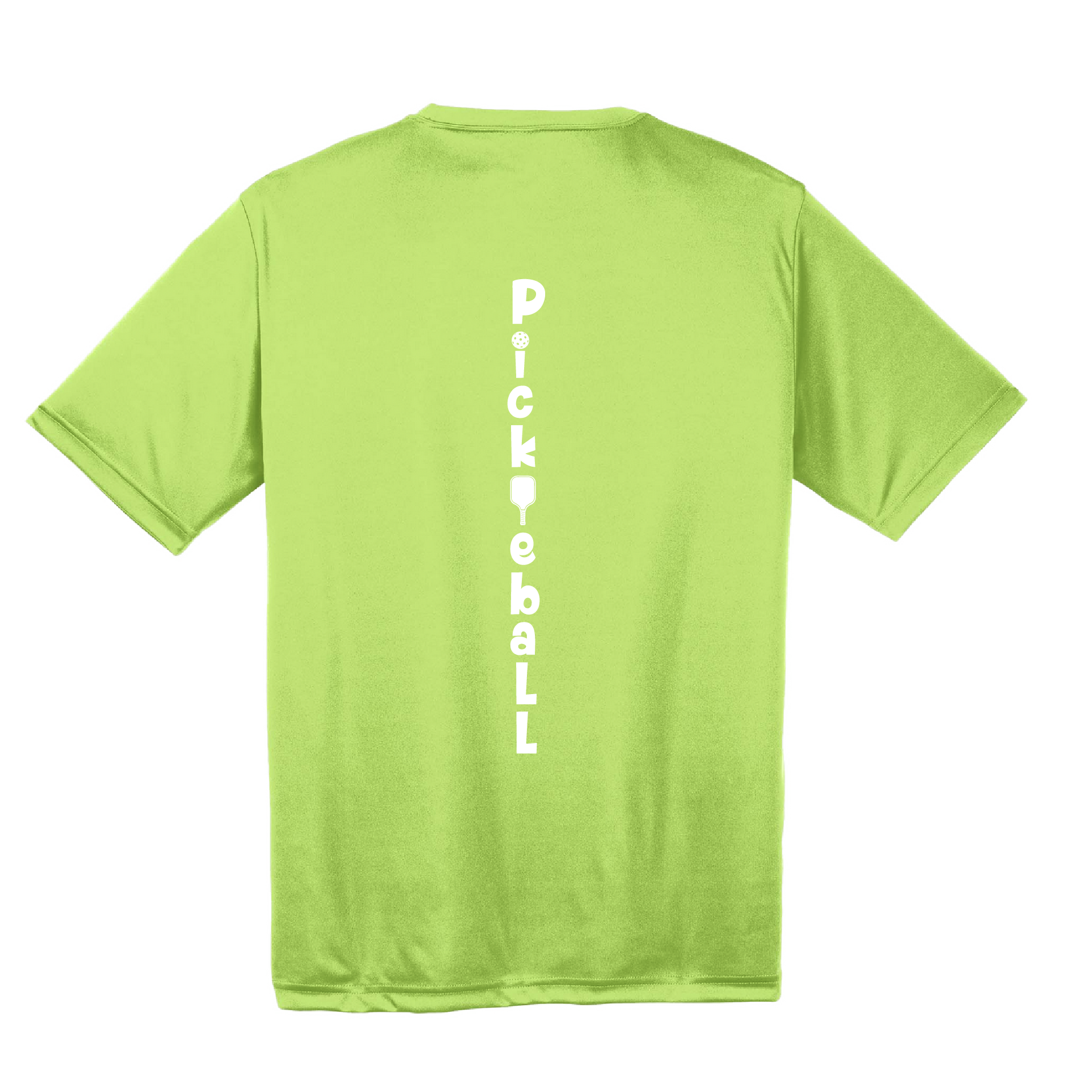 Pickleball Design: Pickleball Vertical Customizable Location  Men's Styles: Short Sleeve (SS)  Shirts are lightweight, roomy and highly breathable. These moisture-wicking shirts are designed for athletic performance. They feature PosiCharge technology to lock in color and prevent logos from fading. Removable tag and set-in sleeves for comfort.