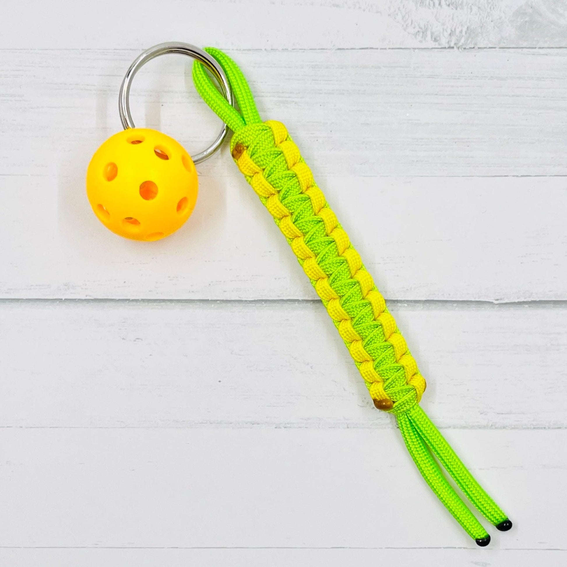 Micro Pickleball Keychain/Zipper Pull (6 Inch) | Pickleball Keychains | Fun Pickleball Gifts