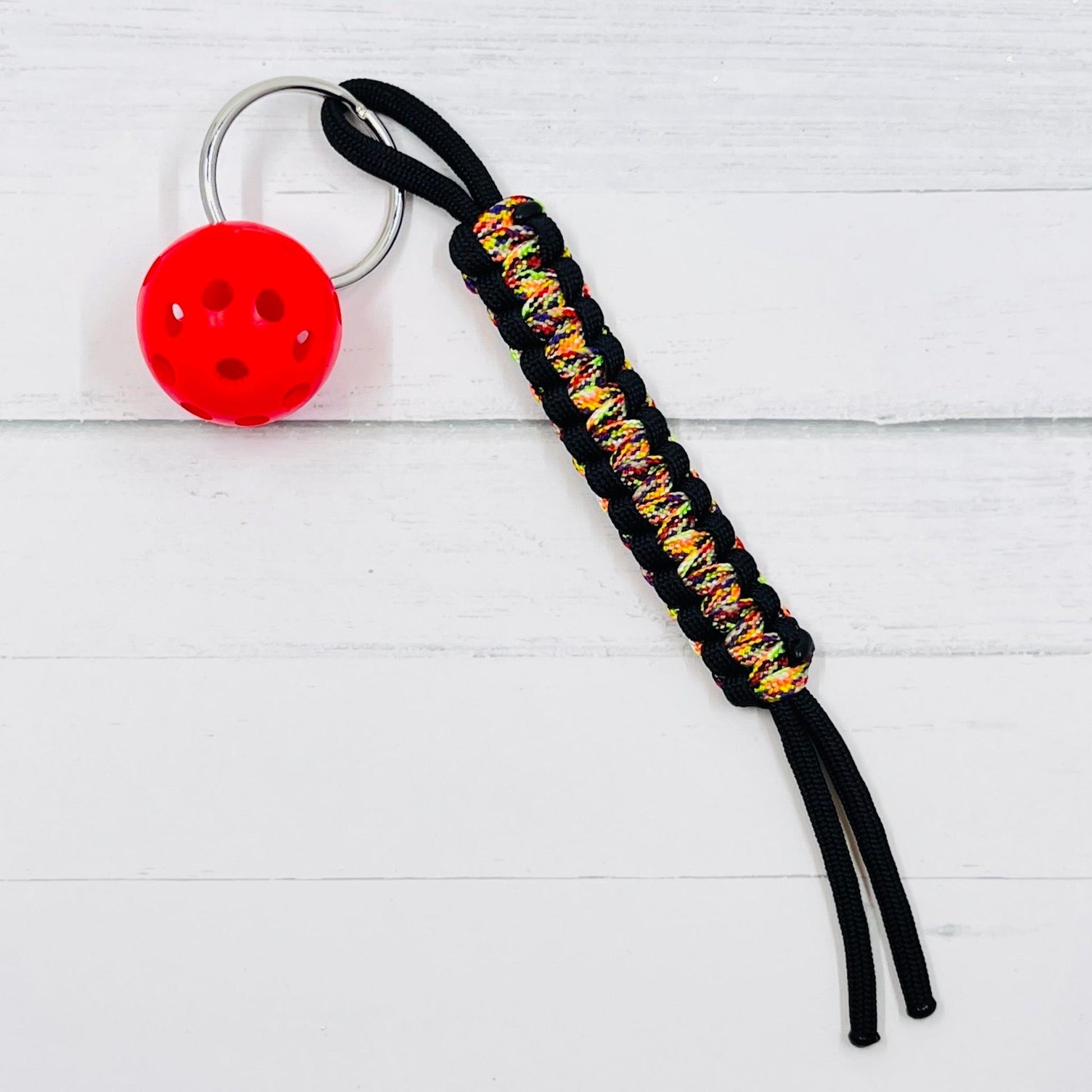 Micro Pickleball Keychain/Zipper Pull (6 Inch) | Pickleball Keychains | Fun Pickleball Gifts