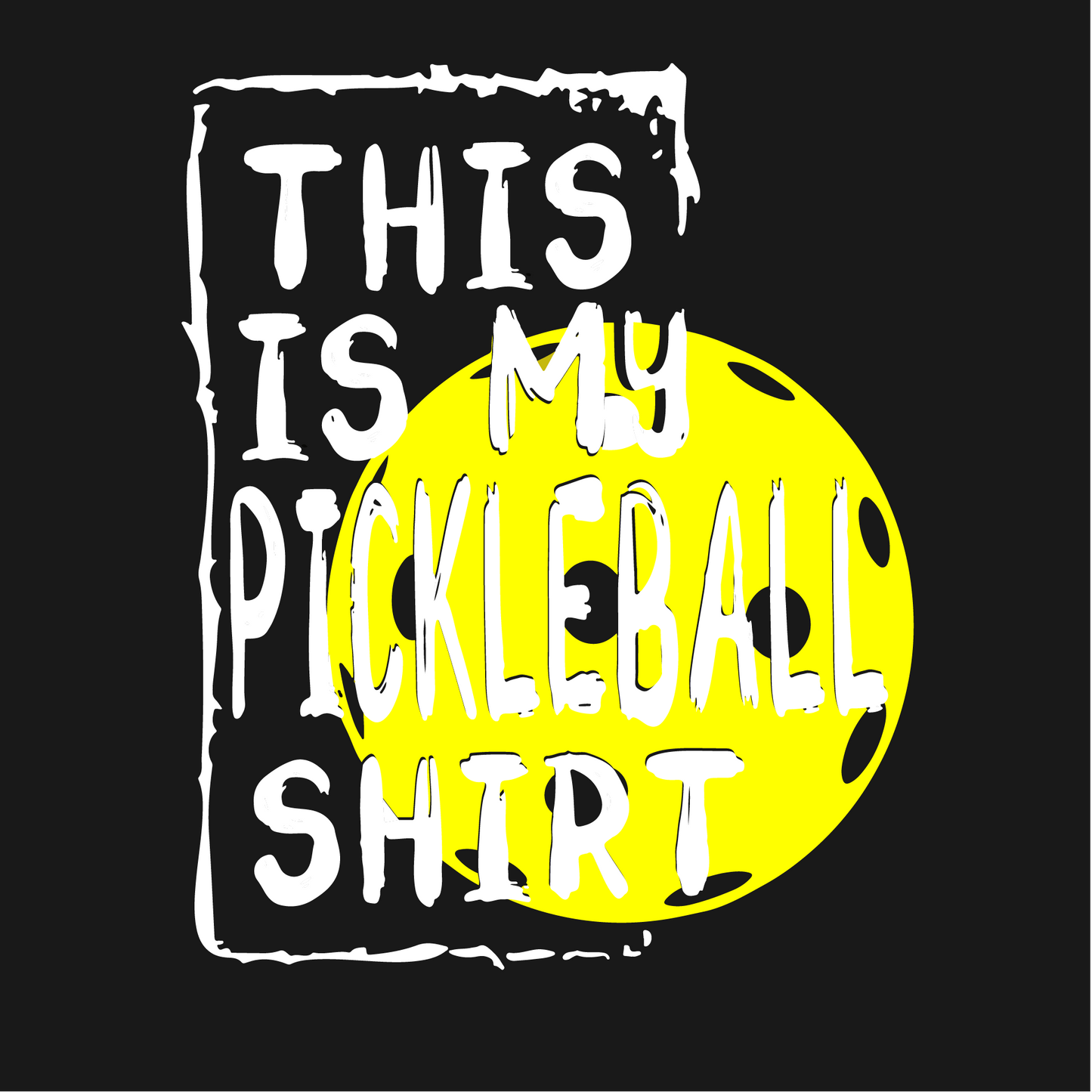 This Is My Pickleball Shirt | Women’s Short Sleeve Crewneck Pickleball Shirts | 100% Polyester