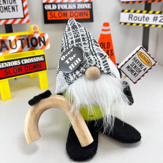 Over The Hill Pickleball Gnome | Fun Pickleball Gifts