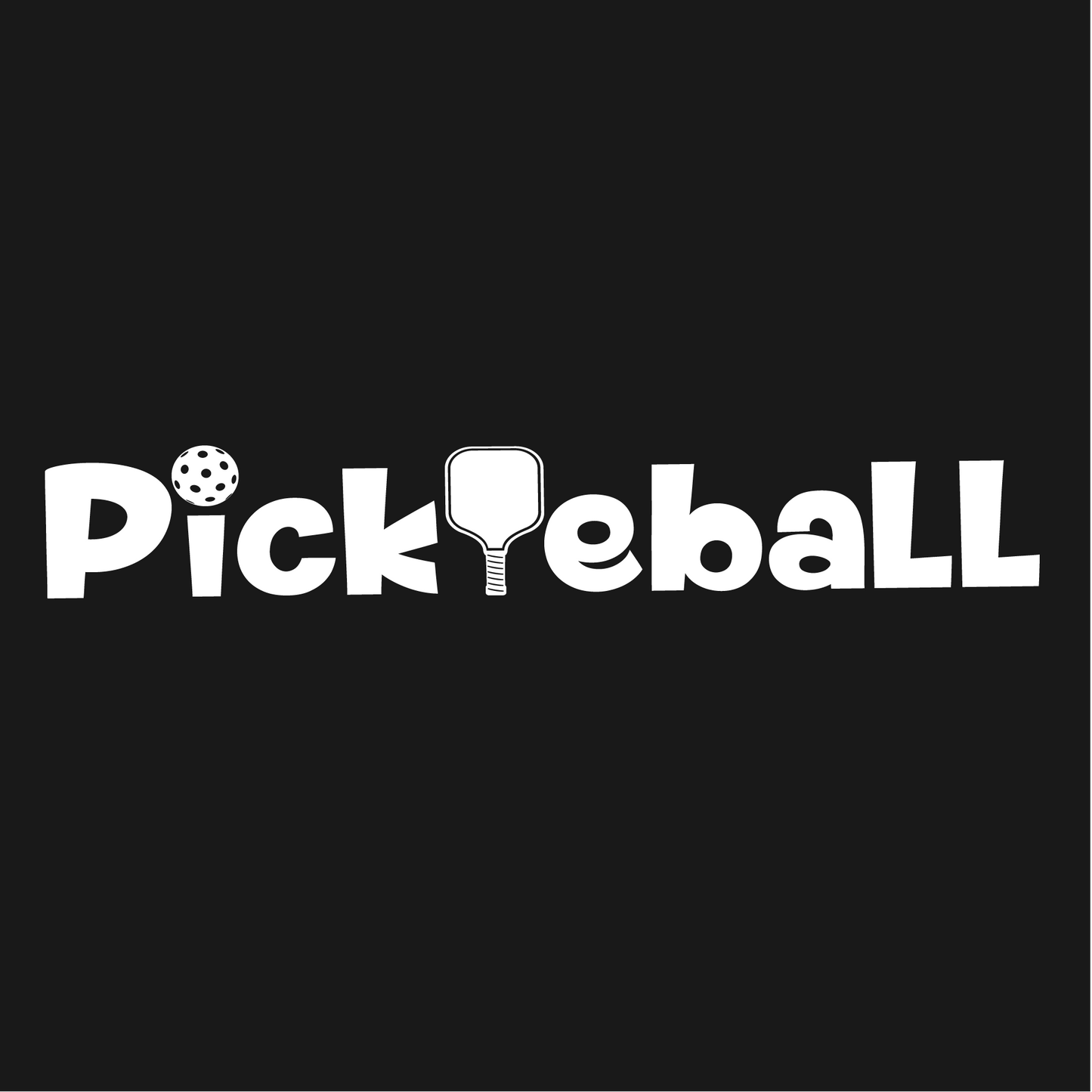 Pickleball (Horizontal) Customizable | Youth Long Sleeve Athletic Pickleball Shirt | 100% Polyester