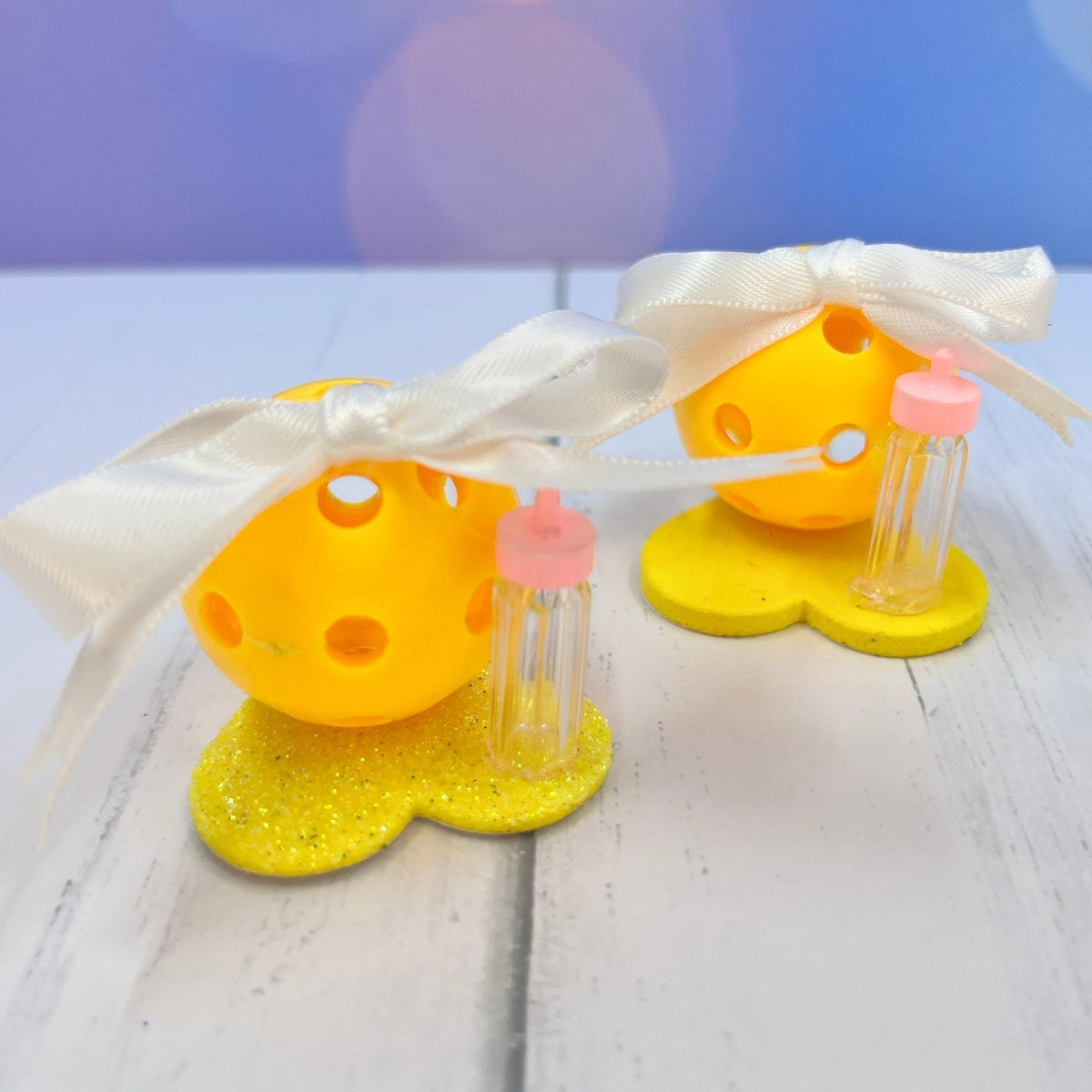 Pickleball Baby Shower Favors Or Cake Toppers (Set of 8) | Fun Pickleball Gifts