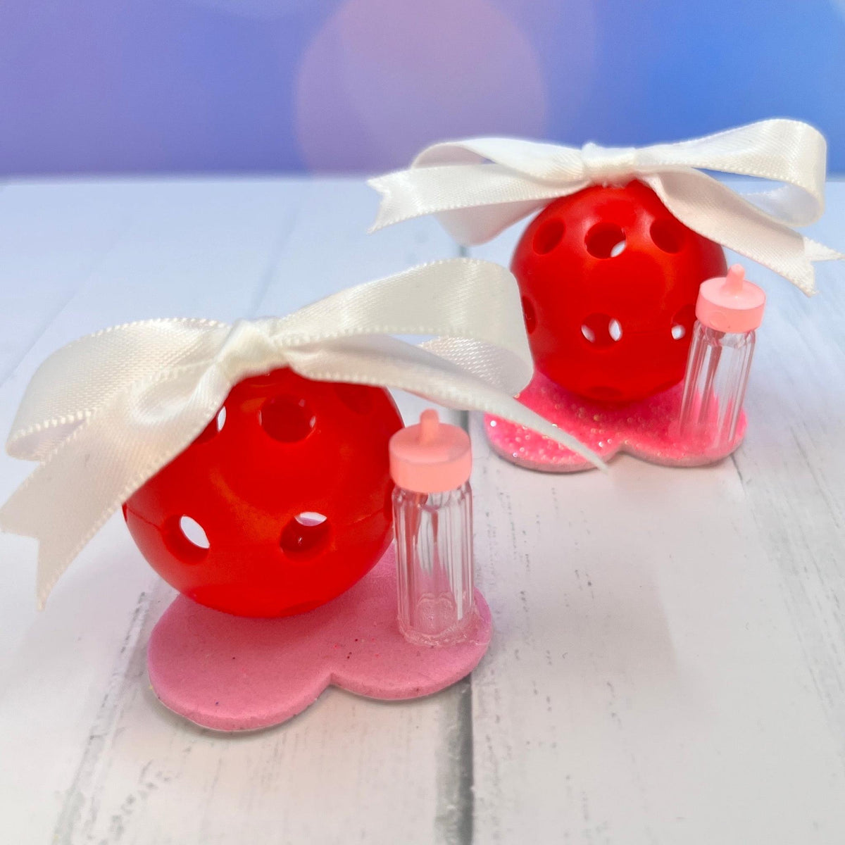 Pickleball Baby Shower Favors Or Cake Toppers (Set of 8) | Fun Pickleball Gifts