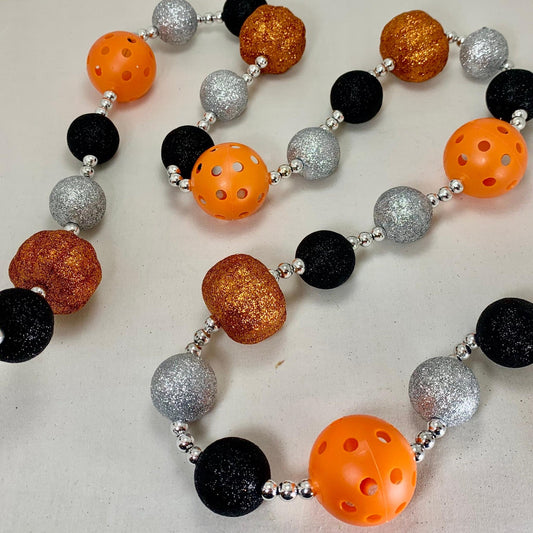 Pickleball Halloween Garland | Pickleball Halloween Gifts And Decor