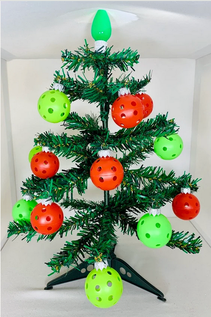 Micro Pickleball Christmas Ornaments | Pickleball Christmas Gifts And Decor