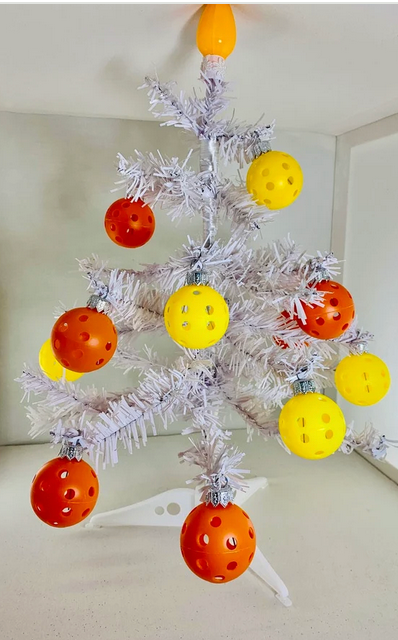 Micro Pickleball Christmas Ornaments | Pickleball Christmas Gifts And Decor